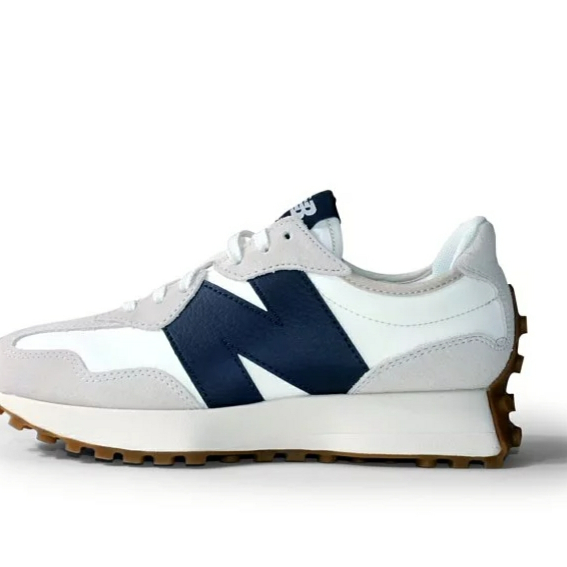 (W) New Balance 327 Beige Gum 착용 스타일