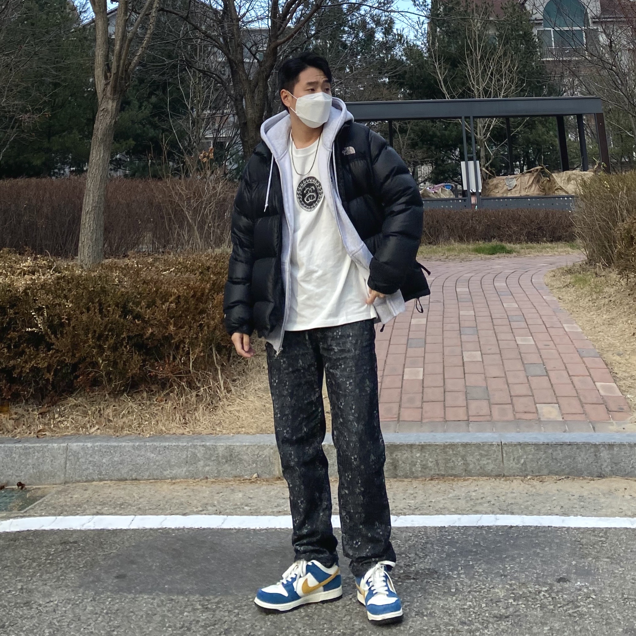 Nike x Stussy Big Swoosh LS T-Shirt White - Asia, Nike x Kasina Dunk Low 80's Bus 착용 스타일