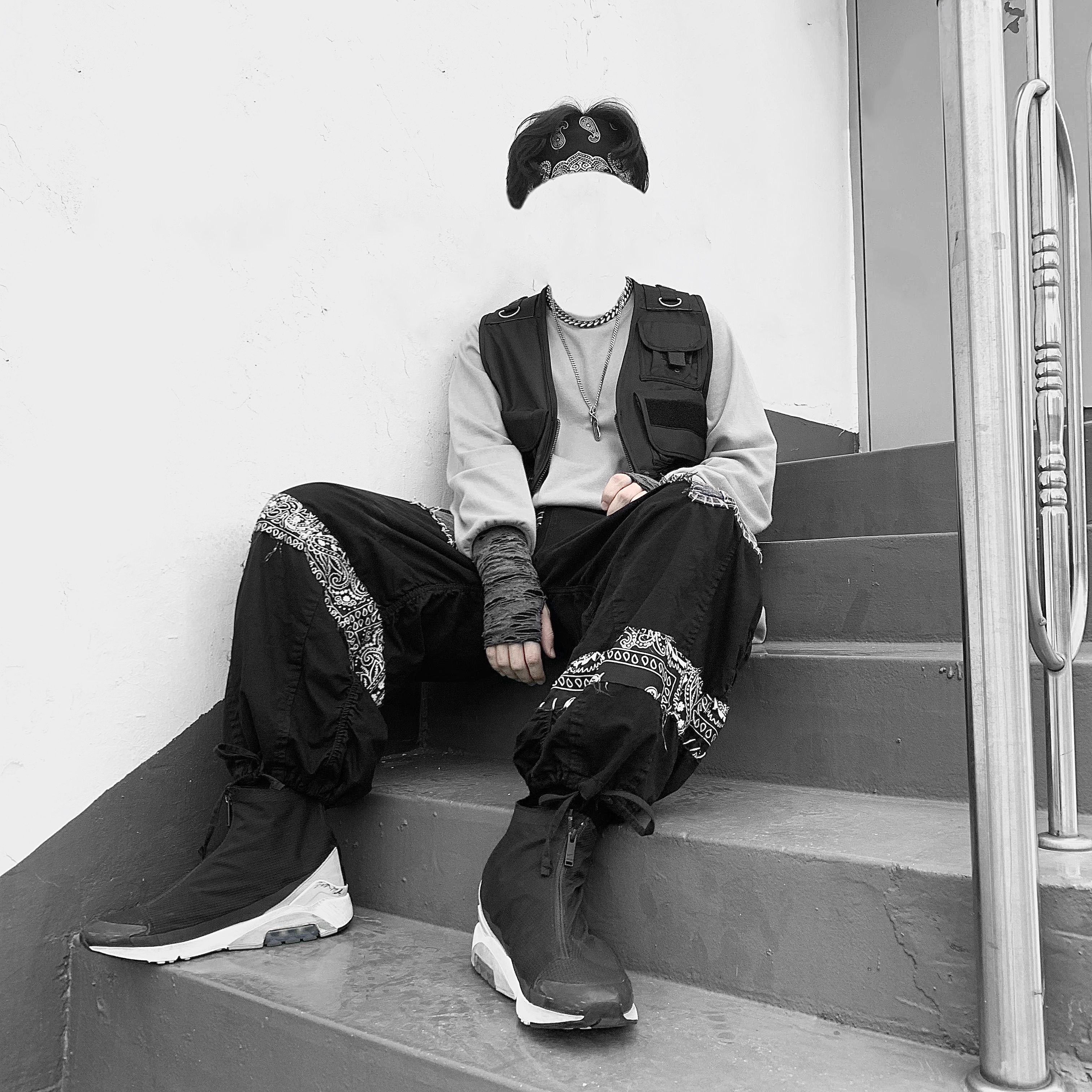 Nike x Ambush Air Max 180 High Black 착용 스타일