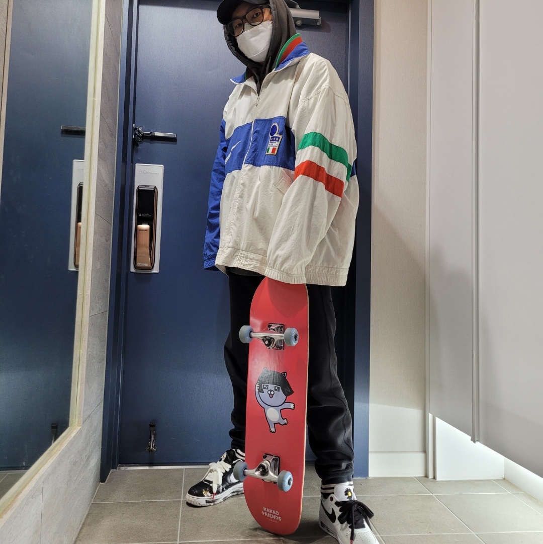 Nike x Peaceminusone Air Force 1 Low Para-Noise, Nike x Peaceminusone Air Force 1 Low Para-Noise 2.0 착용 스타일