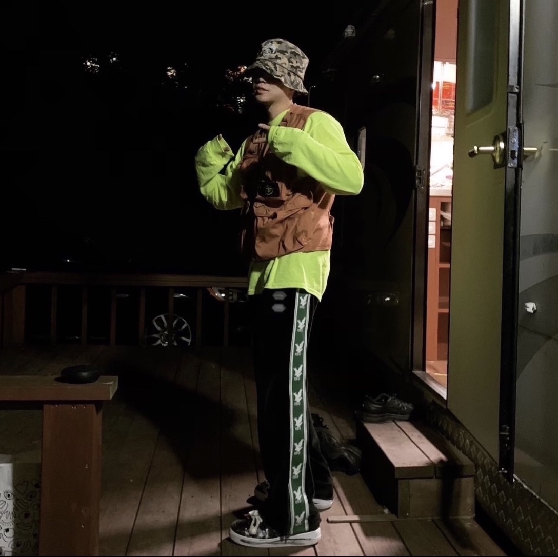 Nike x Peaceminusone Air Force 1 Low Para-Noise, Supreme x Stone Island Camo Cargo Vest Coral Camo - 19SS 착용 스타일
