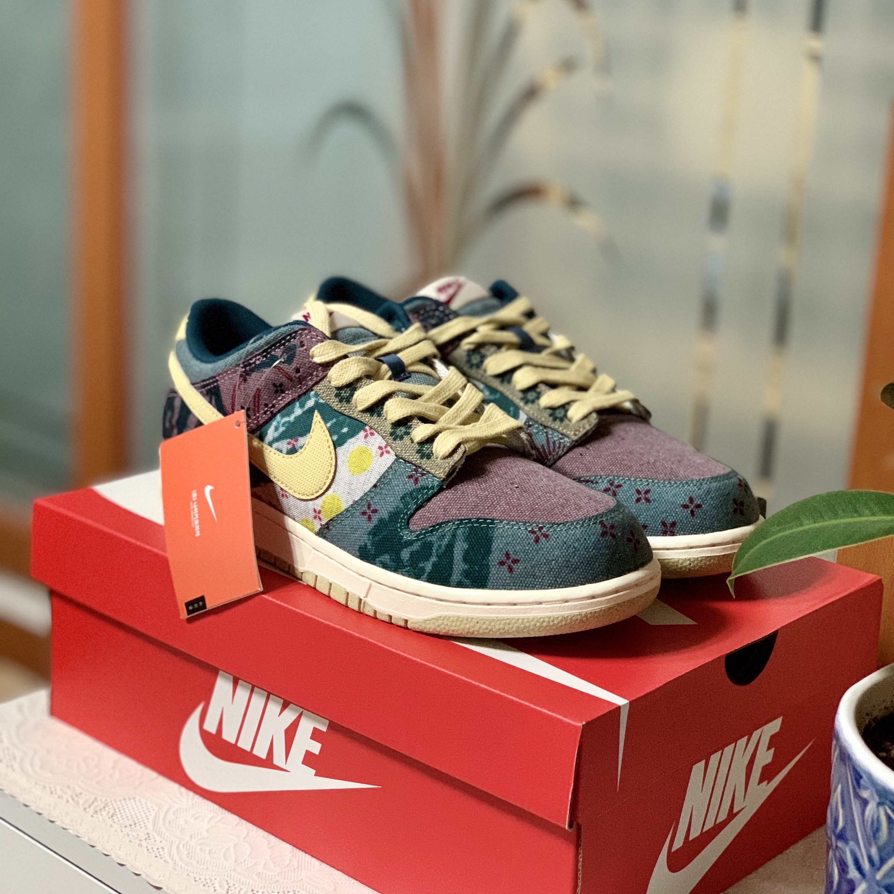 Nike Dunk Low SP Community Garden 착용 스타일 - 1