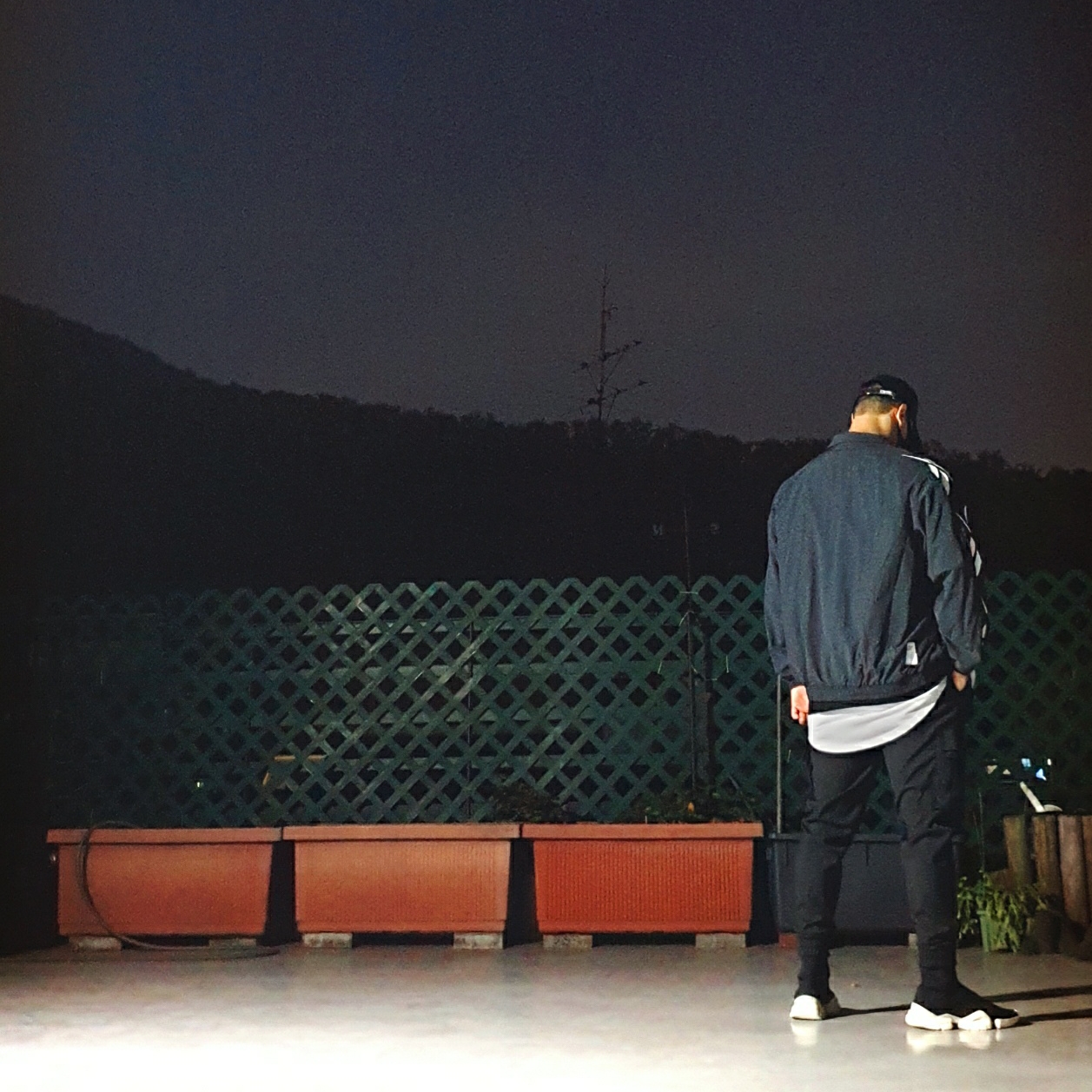 Reebok Sock Run R Print Black 착용 스타일 - 2