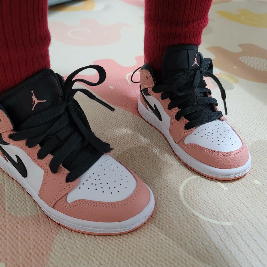 (PS) Jordan 1 Mid Pink Quartz 착용 스타일 - 2