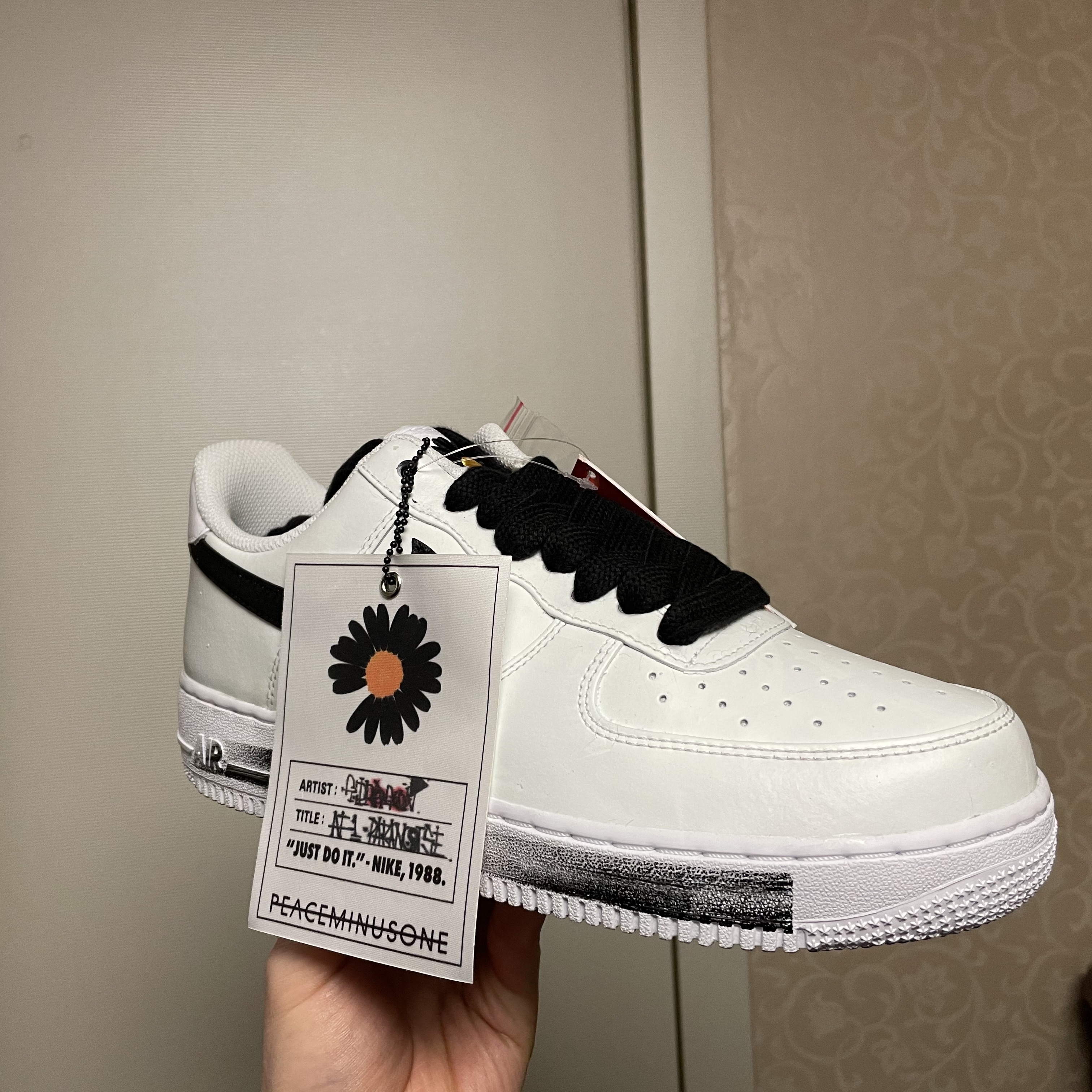 Nike x Peaceminusone Air Force 1 Low Para-Noise 2.0 착용 스타일 - 1