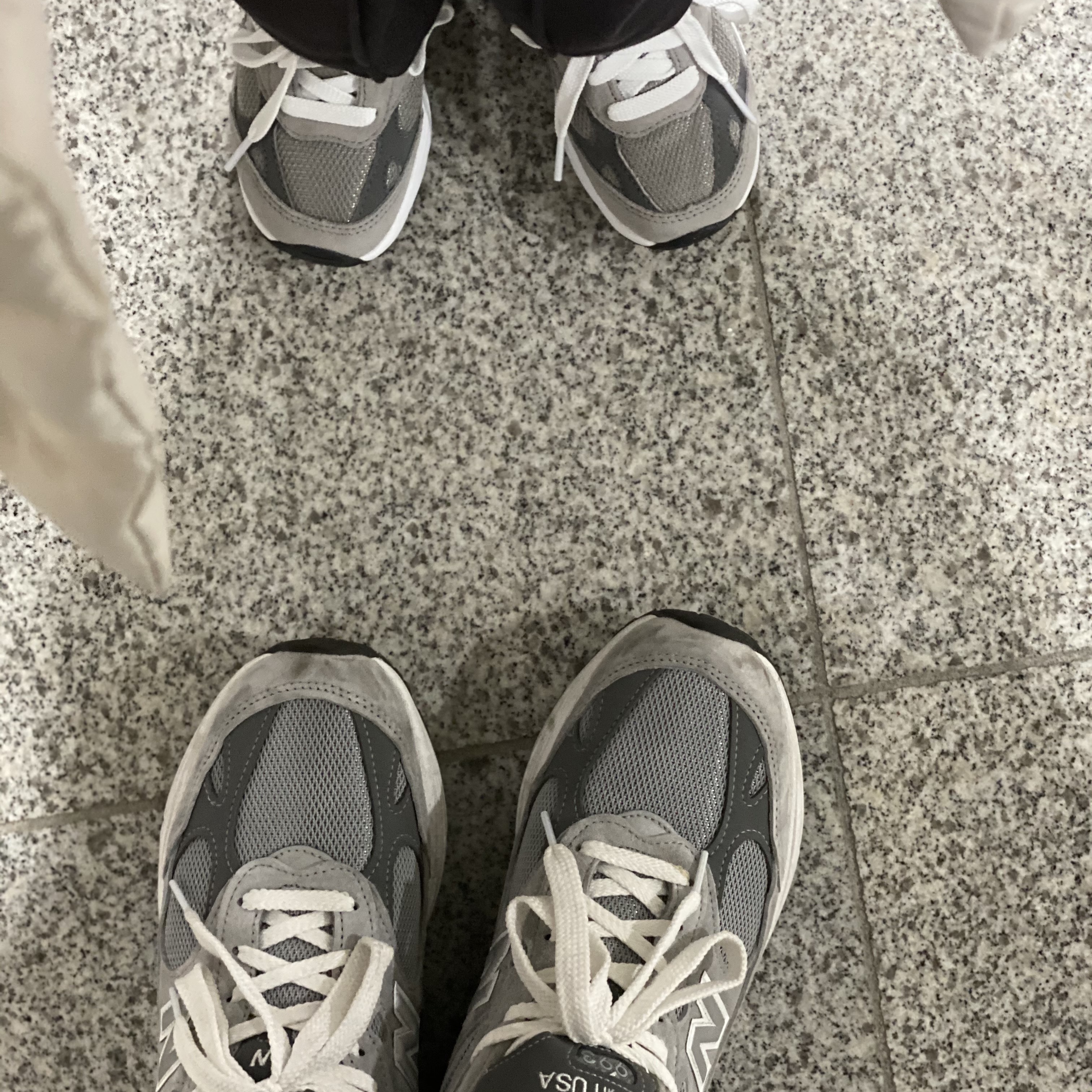 New Balance 993 Made in USA Grey - D Standard 착용 스타일