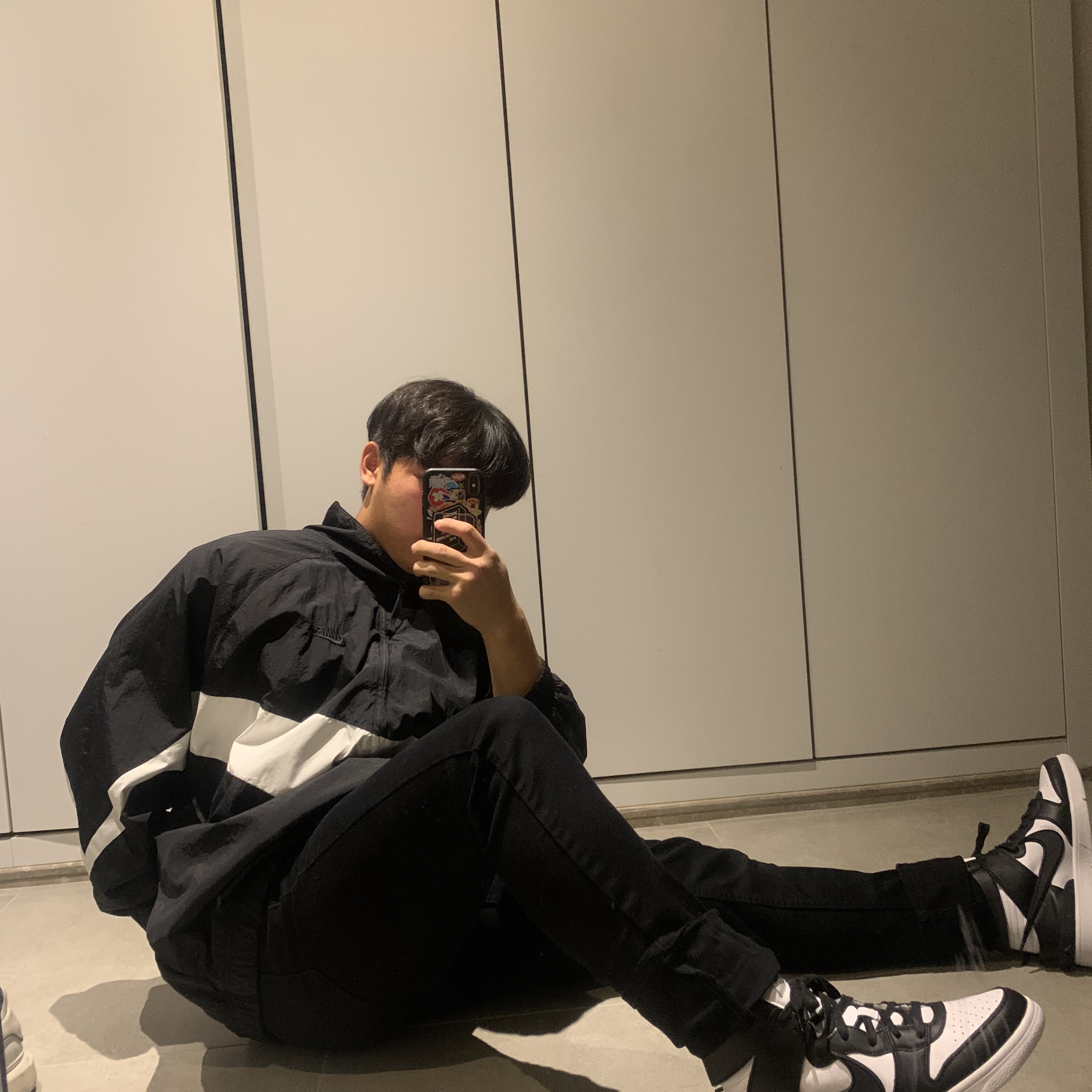 Nike x Ambush Dunk High Black 착용 스타일