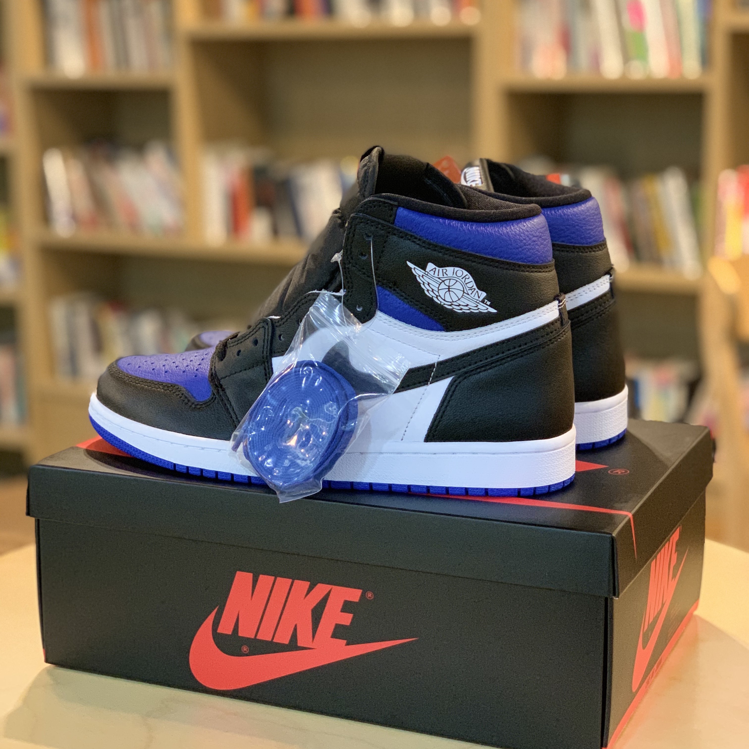 Jordan 1 Retro High OG Royal Toe 착용 스타일 - 1