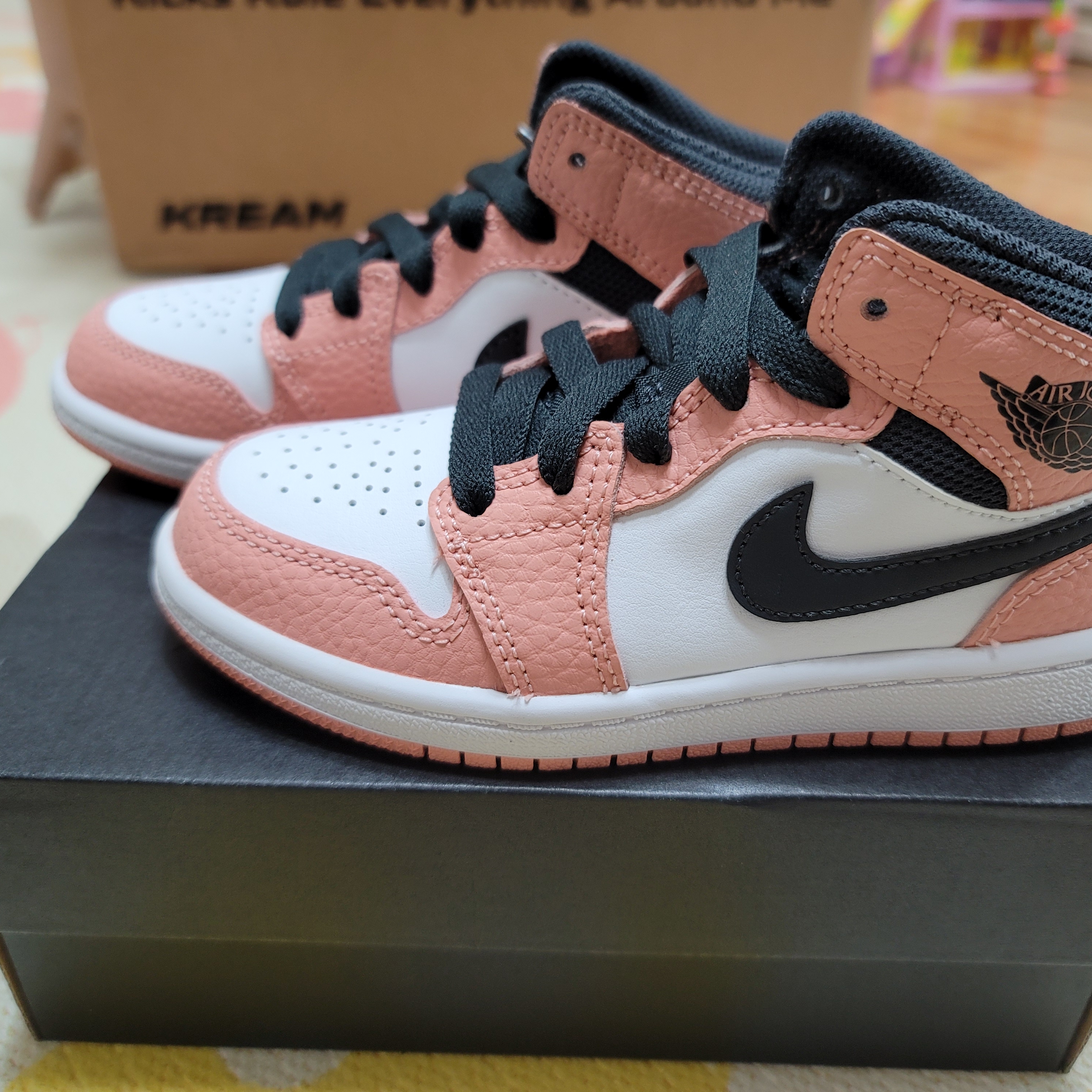 (PS) Jordan 1 Mid Pink Quartz 착용 스타일 - 3
