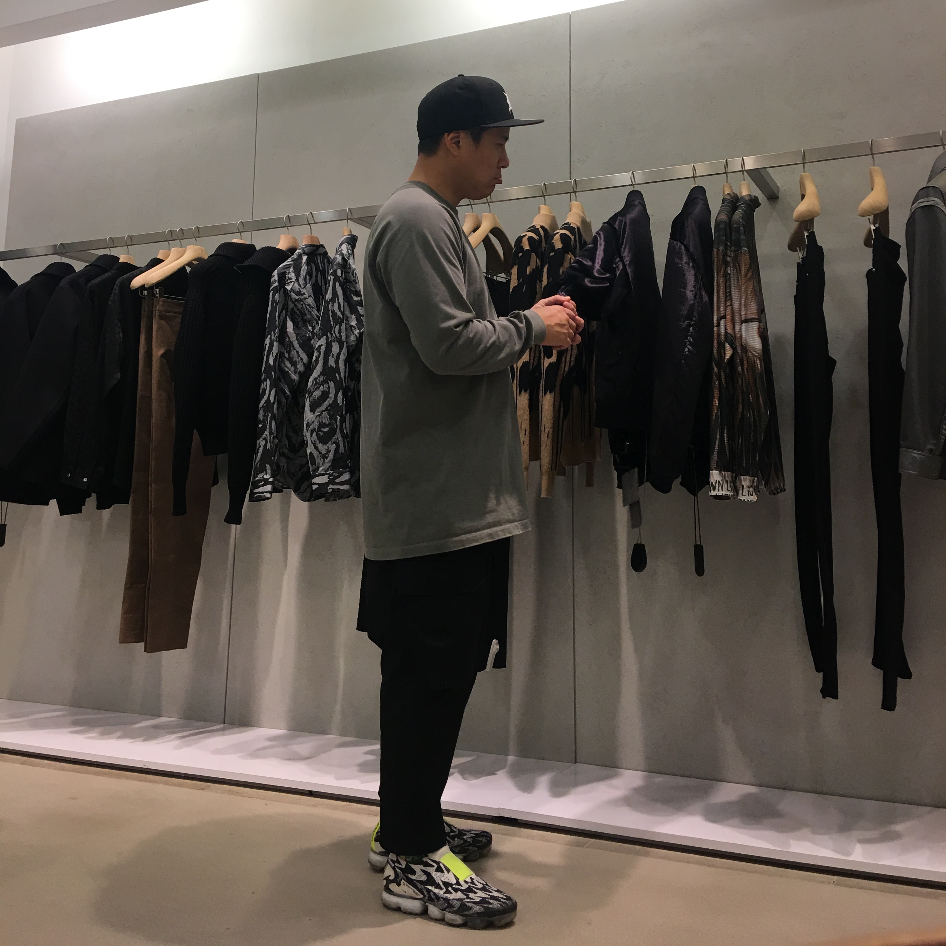 Nike x Acronym Air VaporMax Moc 2 Light Bone 착용 스타일