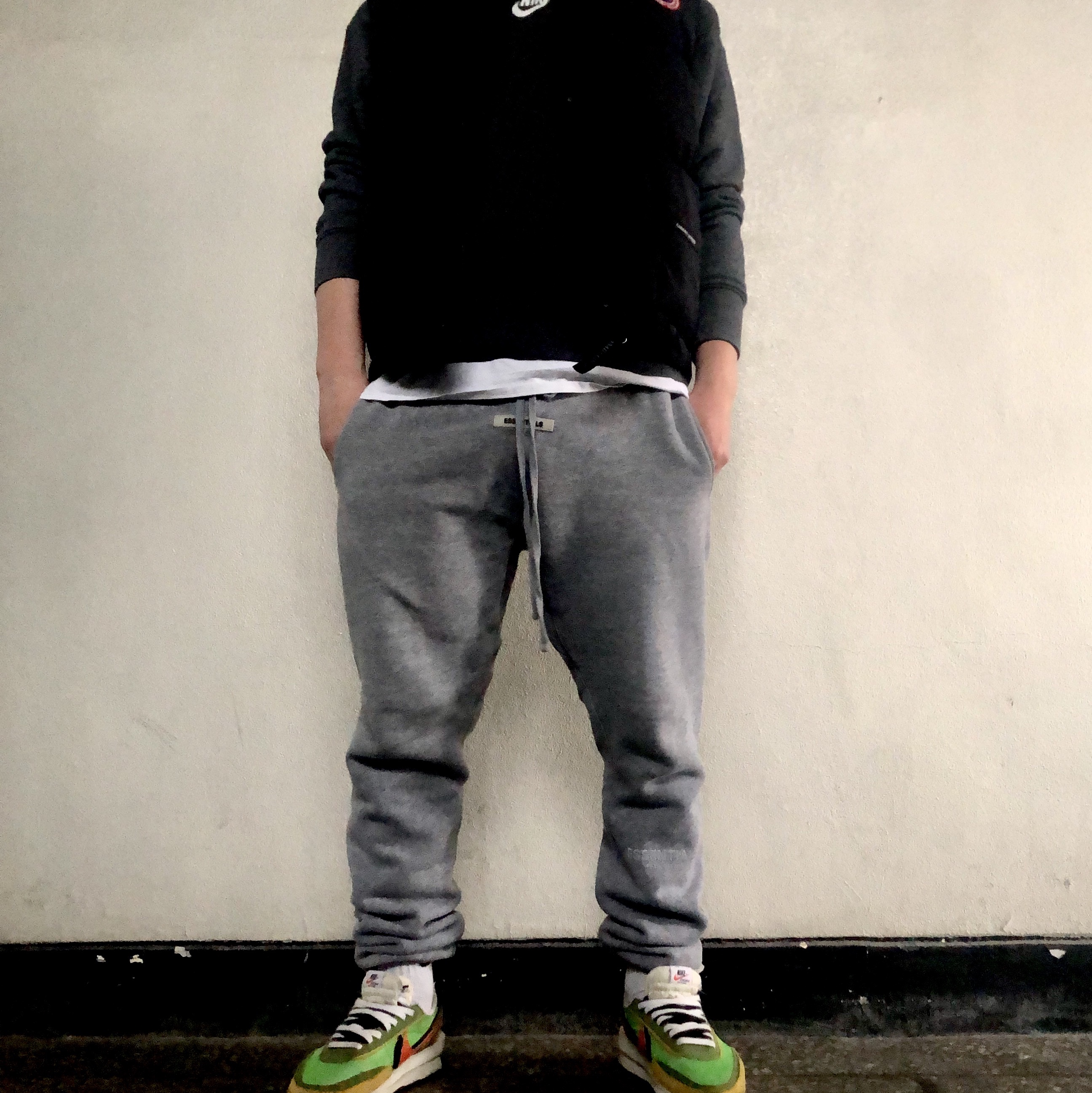 Nike x Sacai LDWaffle Green Multi 착용 스타일