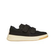 Acne Studios Perey Nubuk Velcro Strap Sneakers Black White