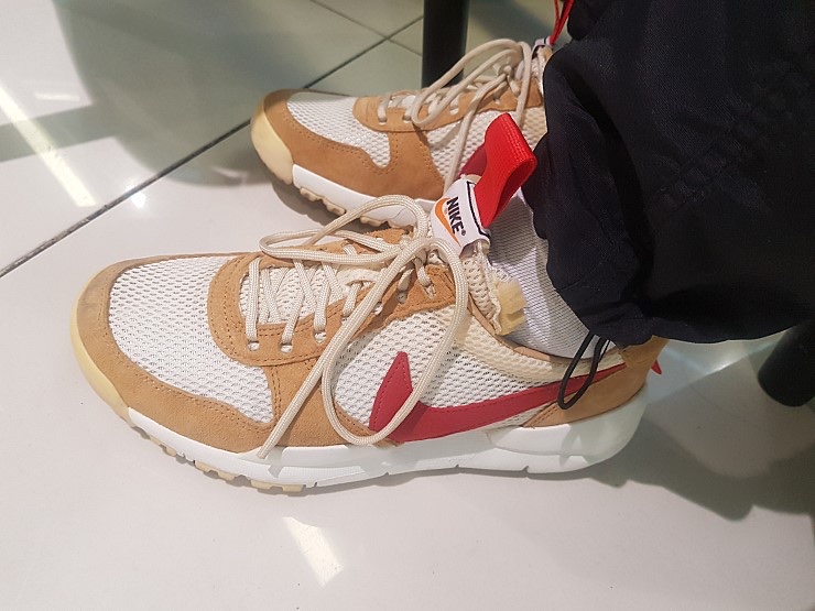Nike x Tom Sachs Mars Yard Shoe 2.0 Space Camp 착용 스타일