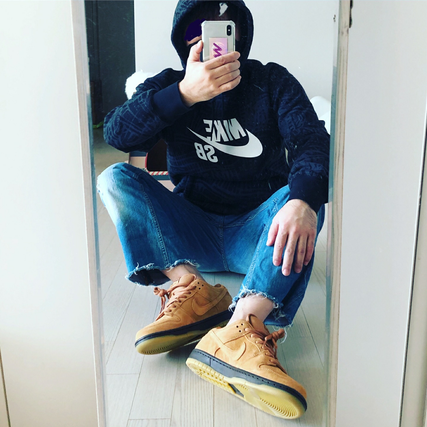 Nike SB Dunk Low Pro Wheat 2020 착용 스타일