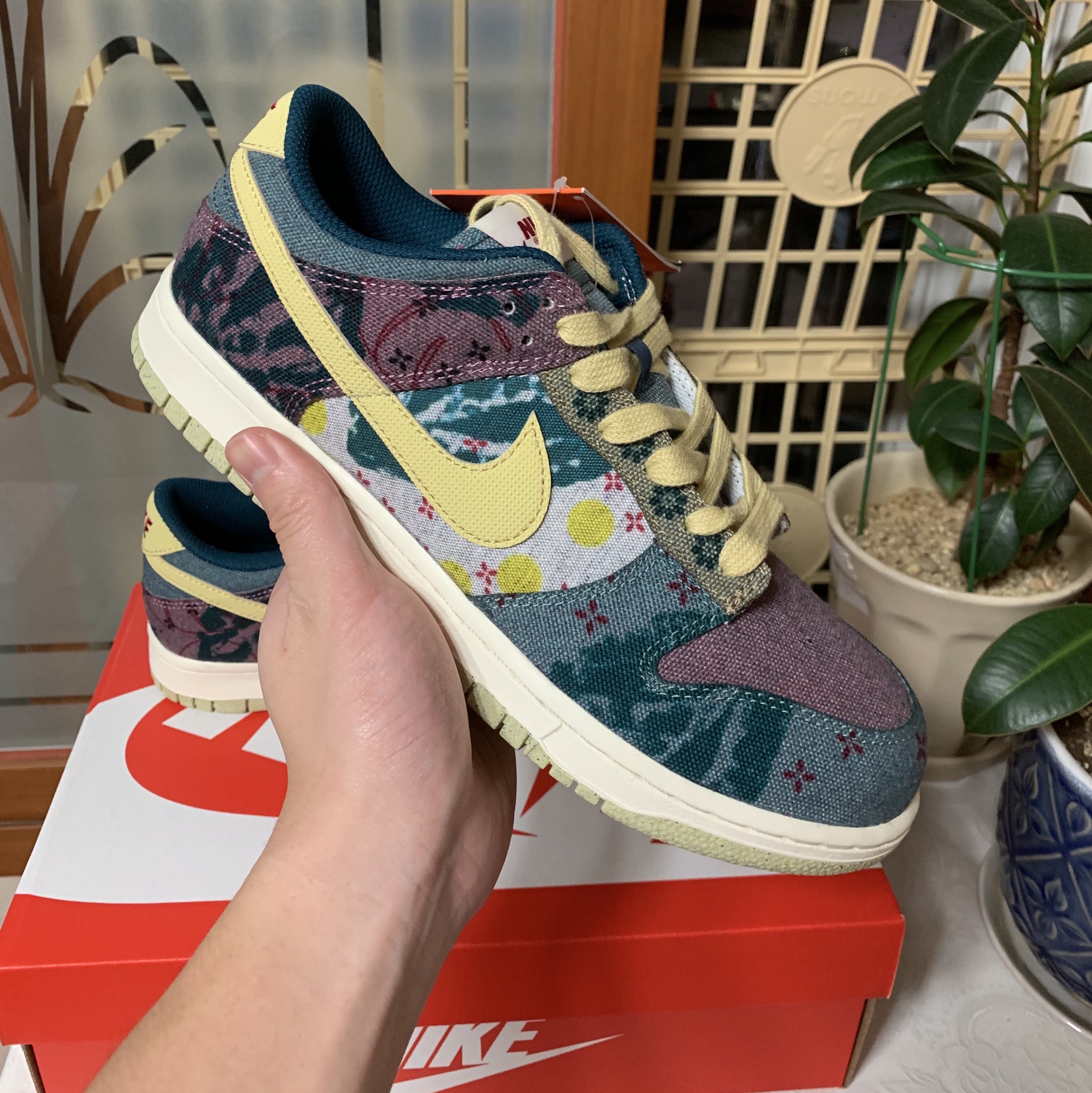 Nike Dunk Low SP Community Garden 착용 스타일 - 3