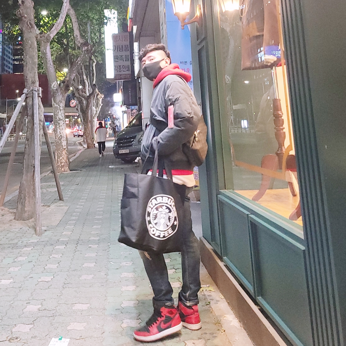 Jordan 1 High 85 Varsity Red 착용 스타일 - 4