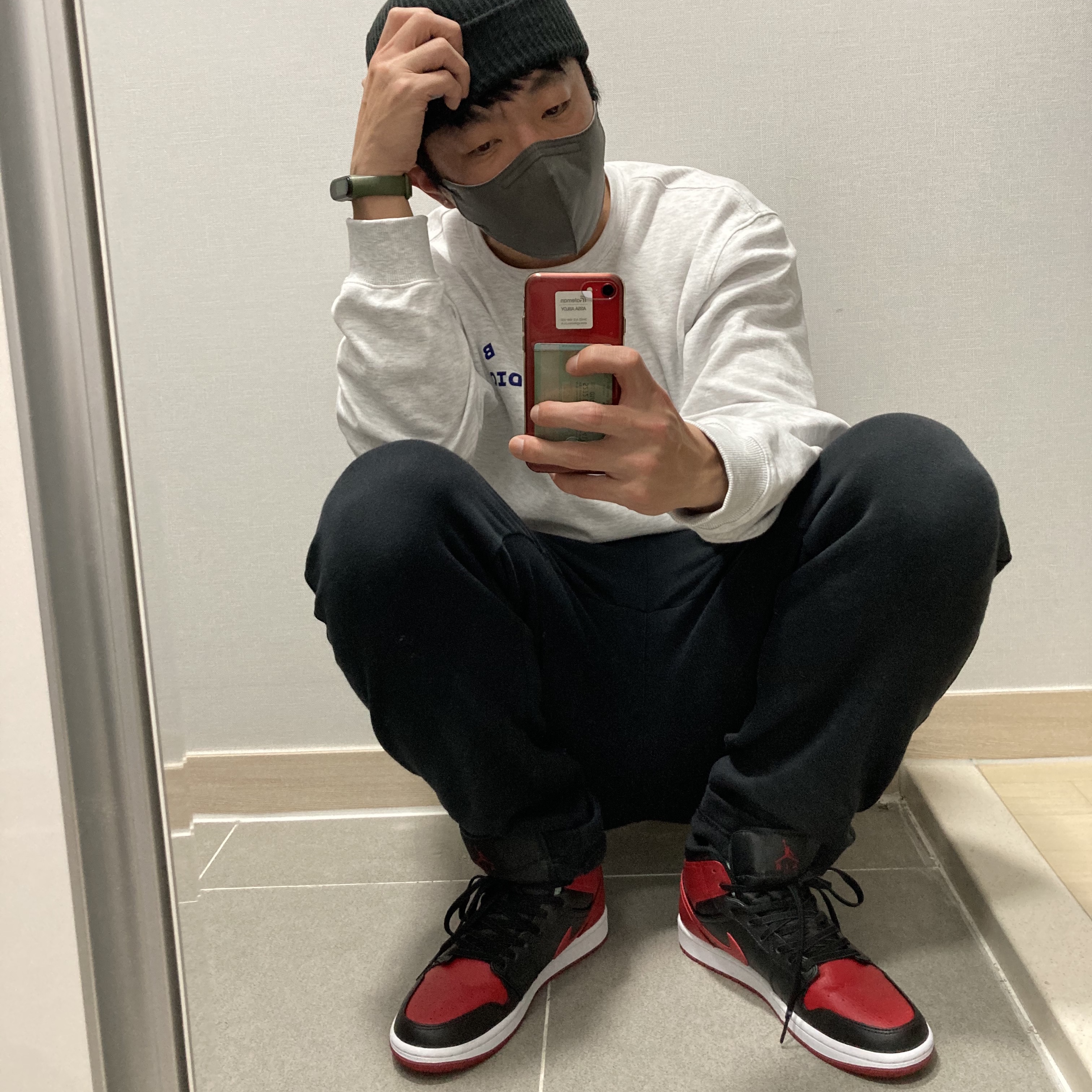 Jordan 1 Mid Bred Banned 2020 착용 스타일