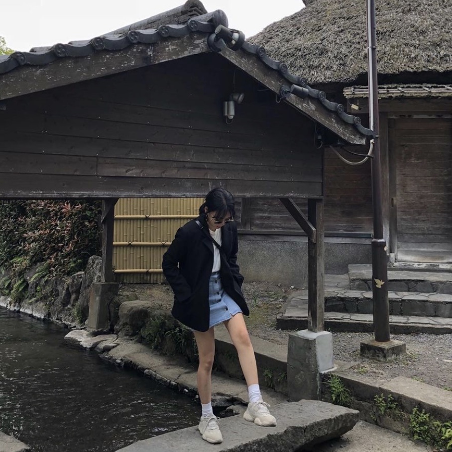 Adidas Yeezy 500 Blush 2018 착용 스타일