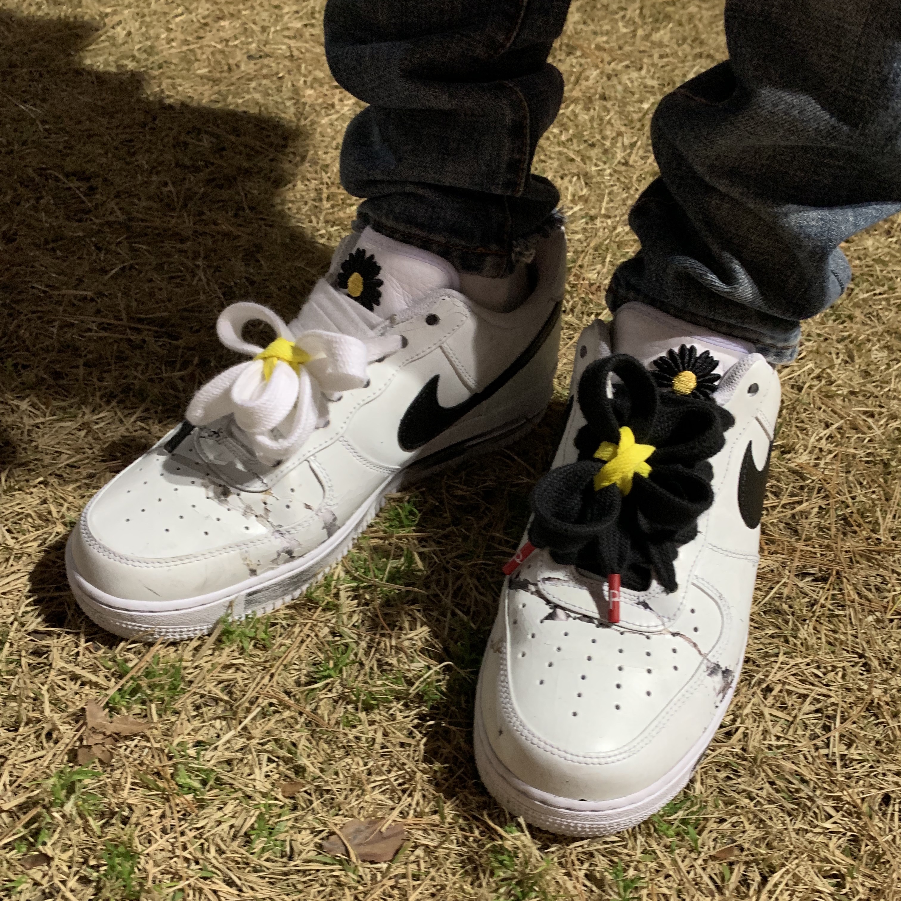 Nike x Peaceminusone Air Force 1 Low Para-Noise 2.0 착용 스타일