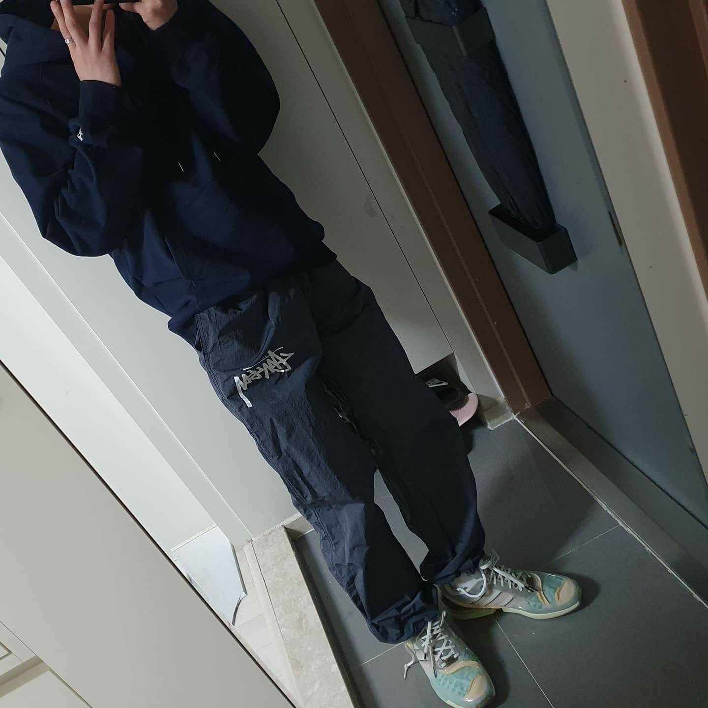 Adidas ZX 6000 Inside Out 착용 스타일 - 1