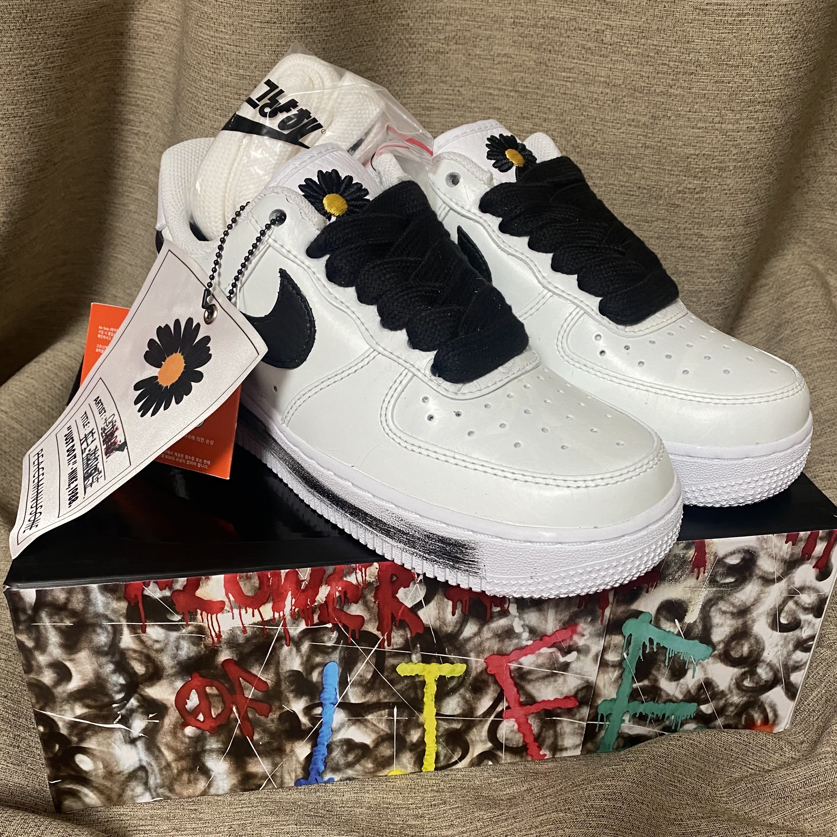Nike x Peaceminusone Air Force 1 Low Para-Noise 2.0 착용 스타일 - 1