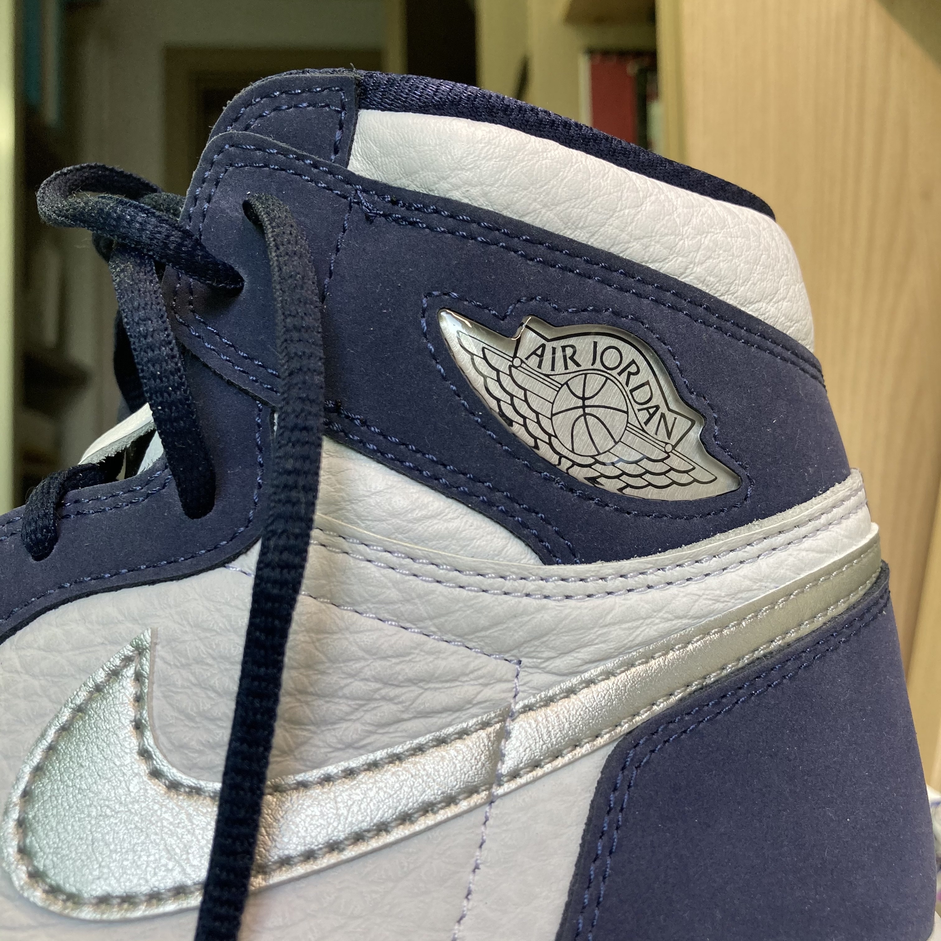Jordan 1 Retro High OG CO.JP Midnight Navy 착용 스타일 - 3