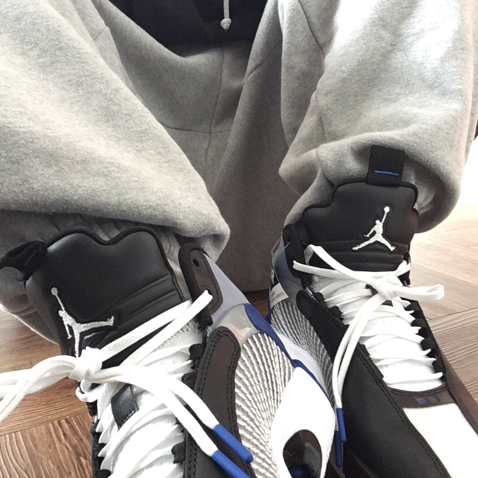 Jordan XXXV x Fragment Base Grey 착용 스타일