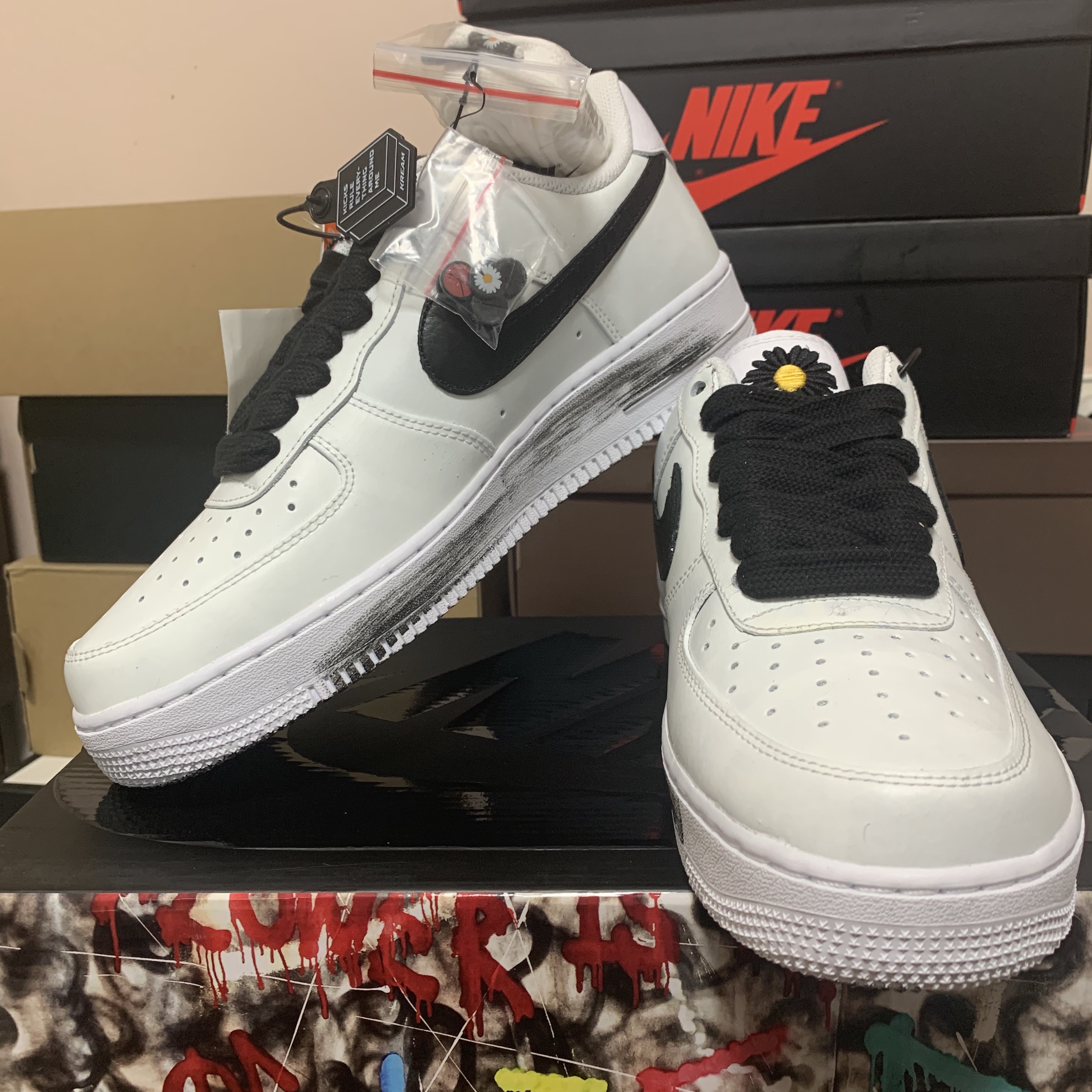 Nike x Peaceminusone Air Force 1 Low Para-Noise 2.0 착용 스타일 - 2