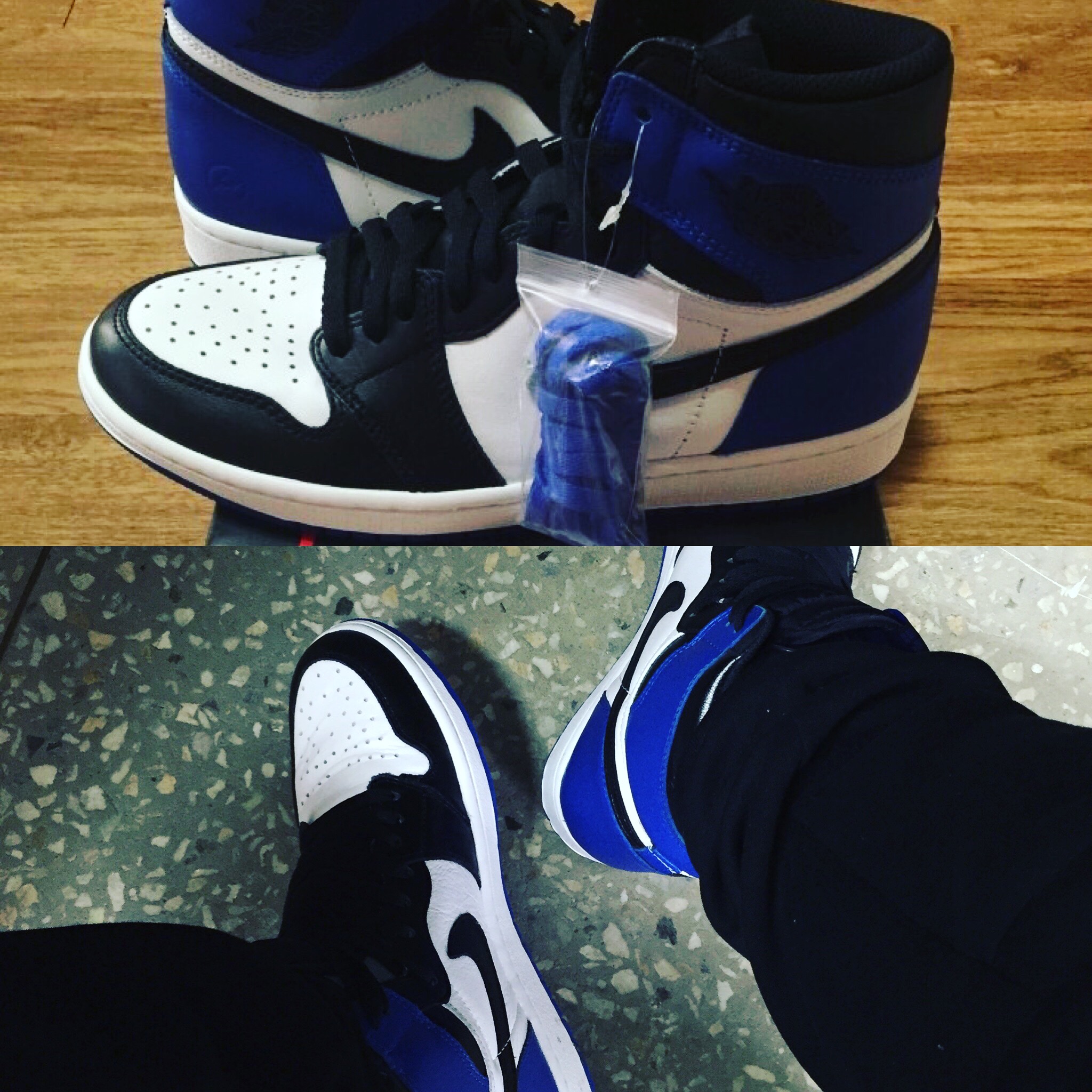 Jordan 1 x Fragment Retro High OG 착용 스타일
