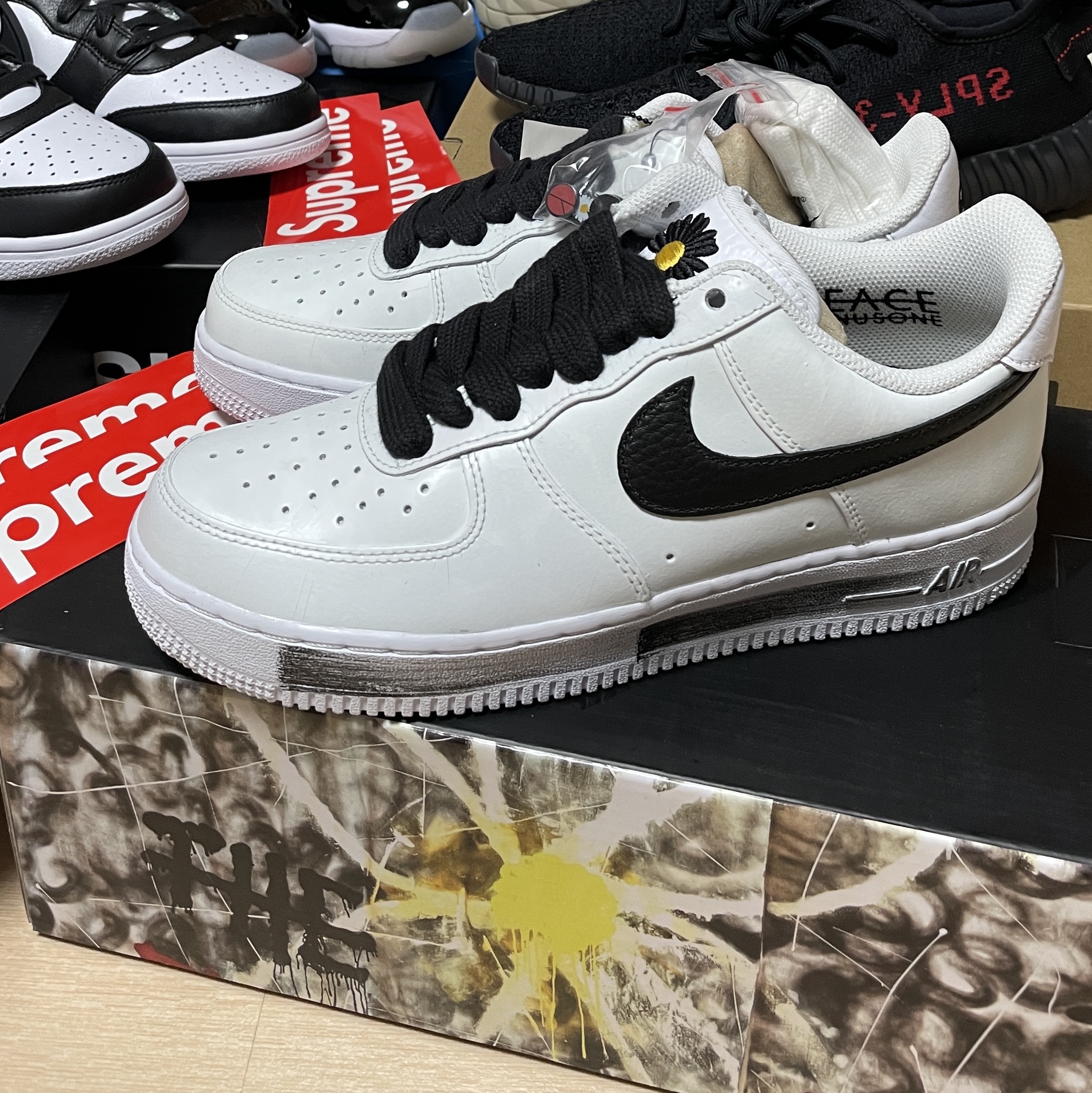 Nike x Ambush Dunk High Black, Nike x Peaceminusone Air Force 1 Low Para-Noise 2.0 착용 스타일 - 2