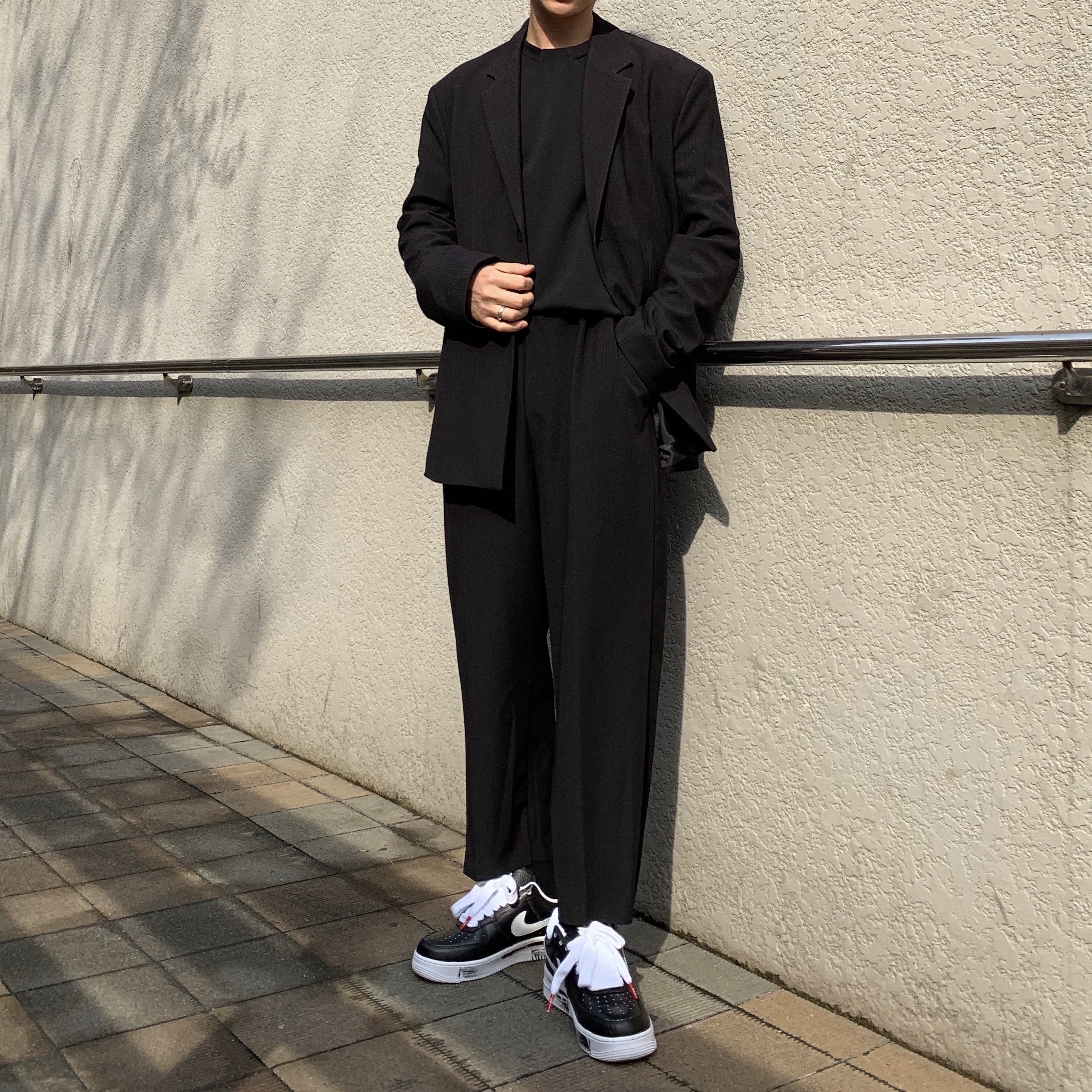 Nike x Peaceminusone Air Force 1 Low Para-Noise 착용 스타일 - 4