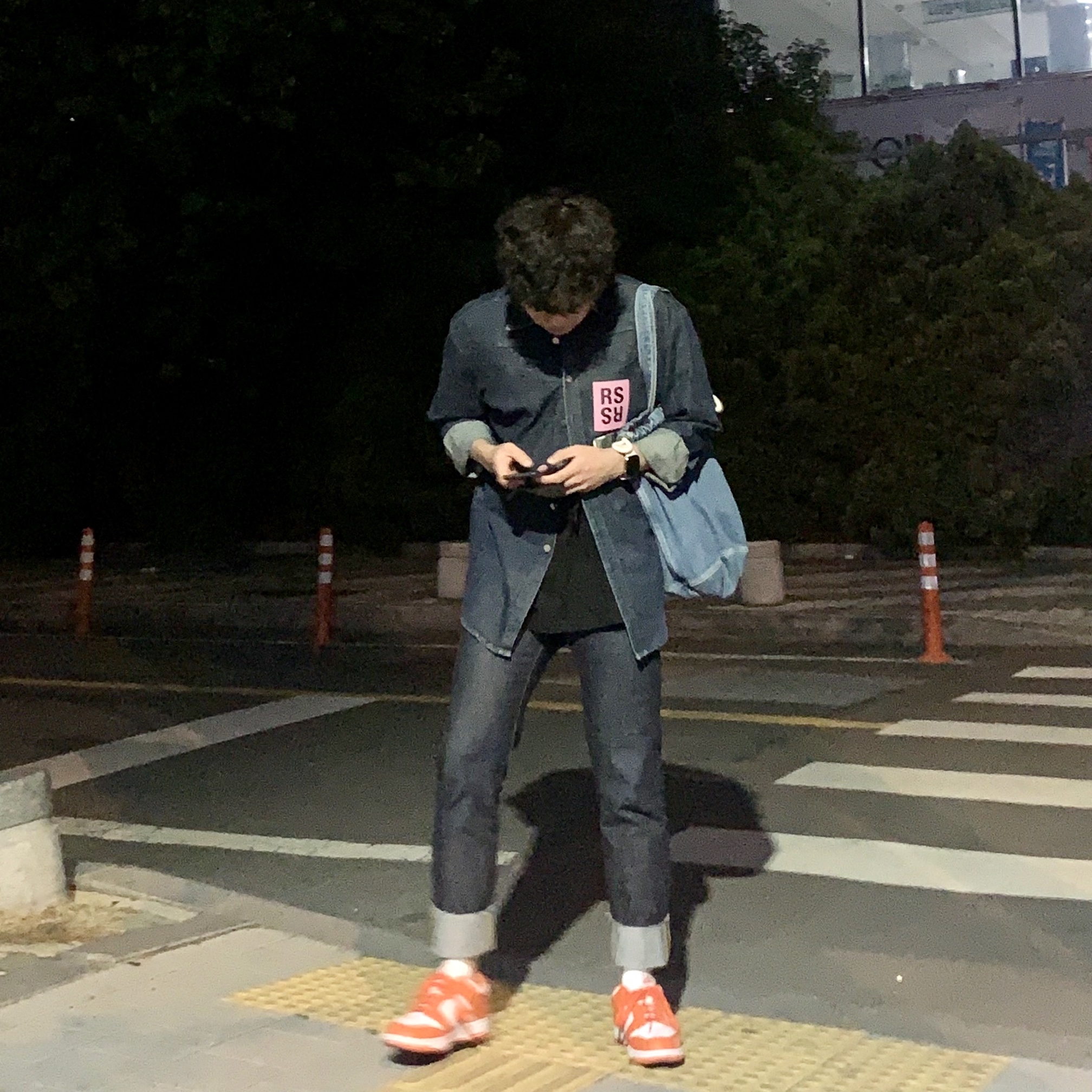 Nike x Peaceminusone Air Force 1 Low Para-Noise, Supreme x The North Face Paper Print Nuptse Jacket - 19FW 착용 스타일 - 5