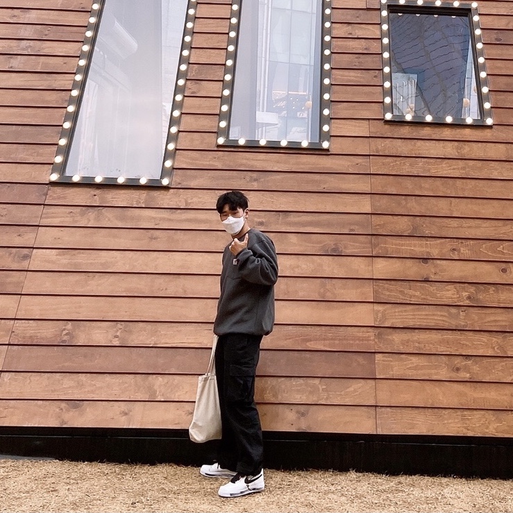 Nike x Peaceminusone Air Force 1 Low Para-Noise 2.0 착용 스타일 - 5