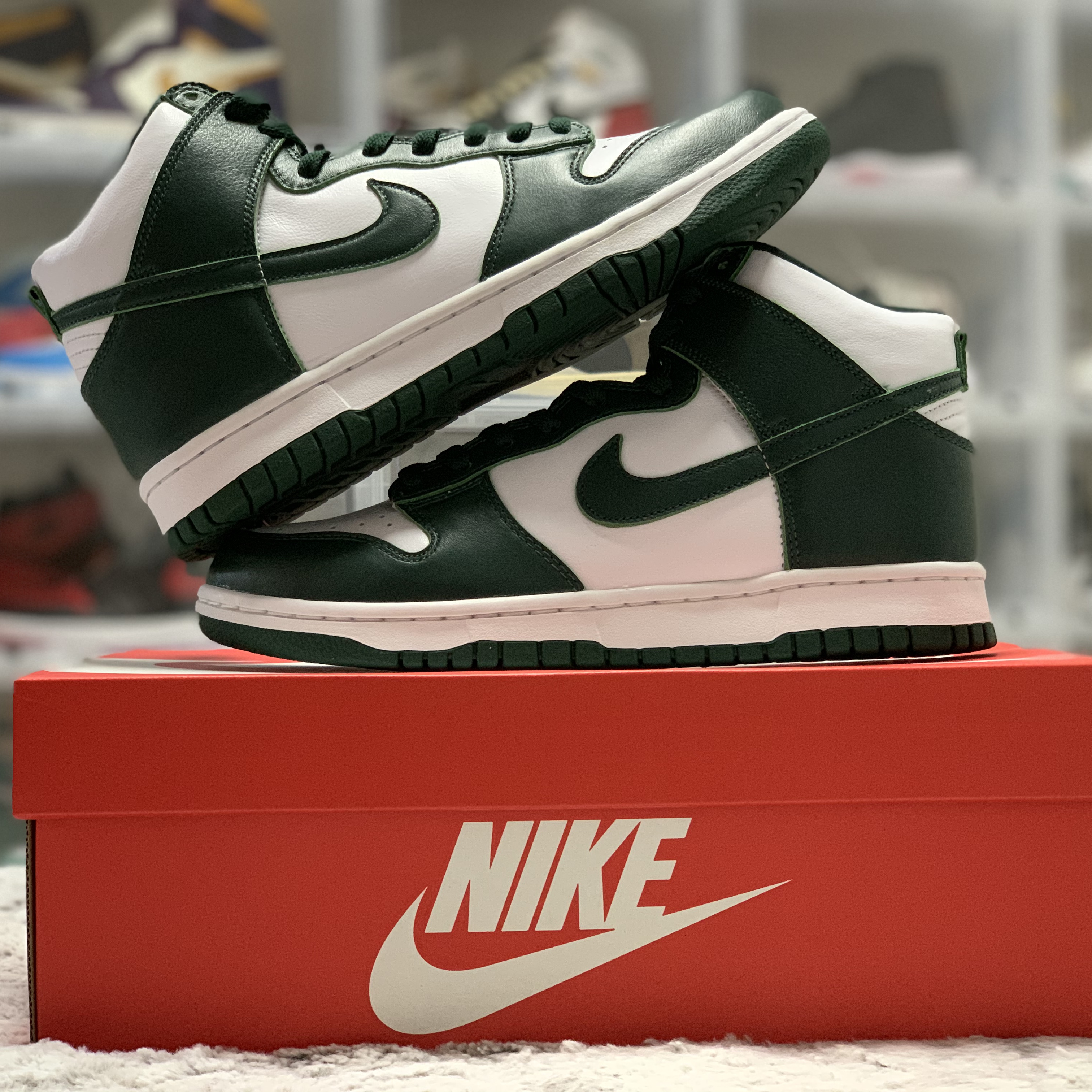 Nike Dunk High SP Spartan Green 착용 스타일 - 4