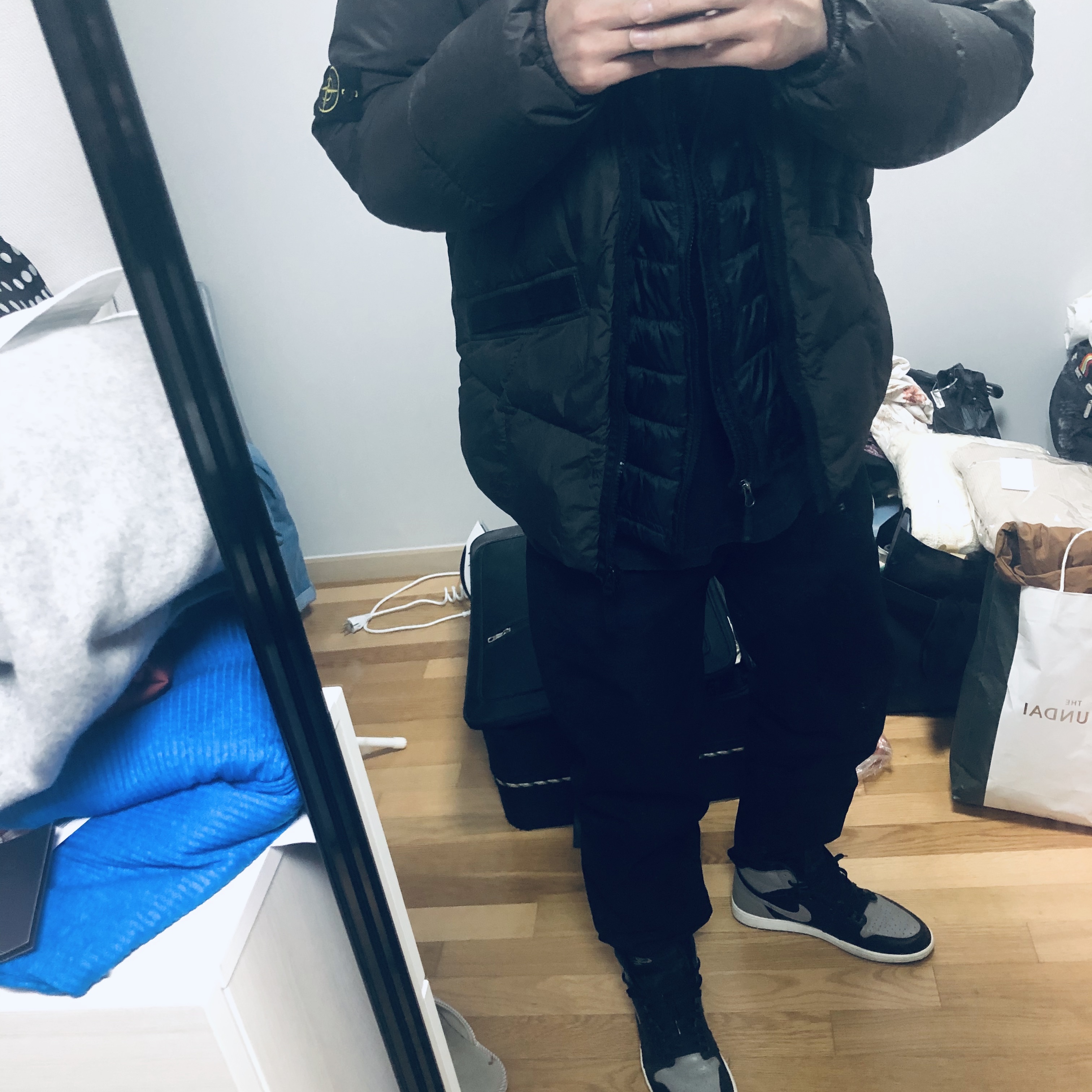 Jordan 1 Retro High OG Shadow 2018 착용 스타일