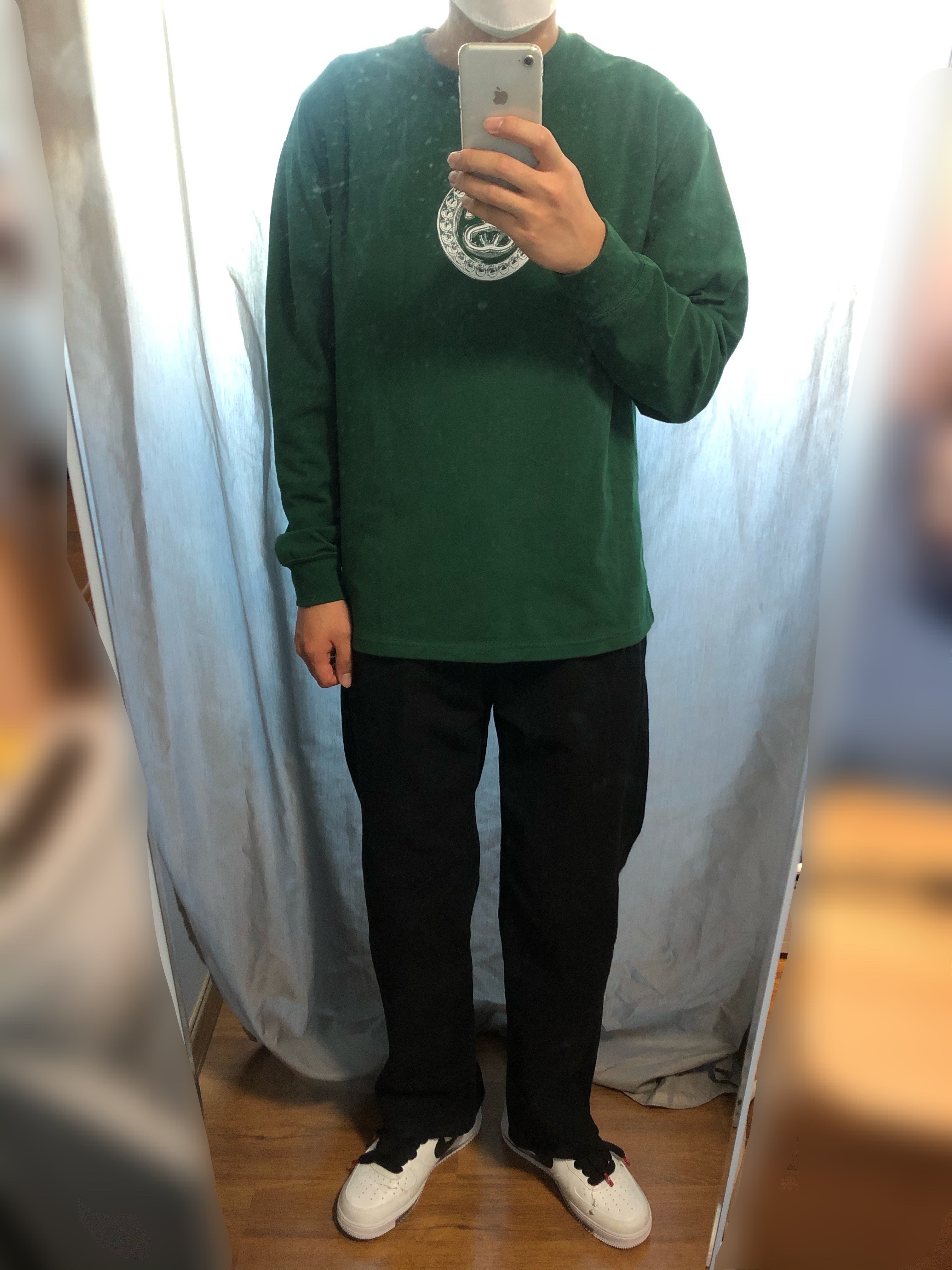 Nike x Stussy Big Swoosh LS T-Shirt Green - Asia, Nike x Peaceminusone Air Force 1 Low Para-Noise 2.0 착용 스타일 - 3