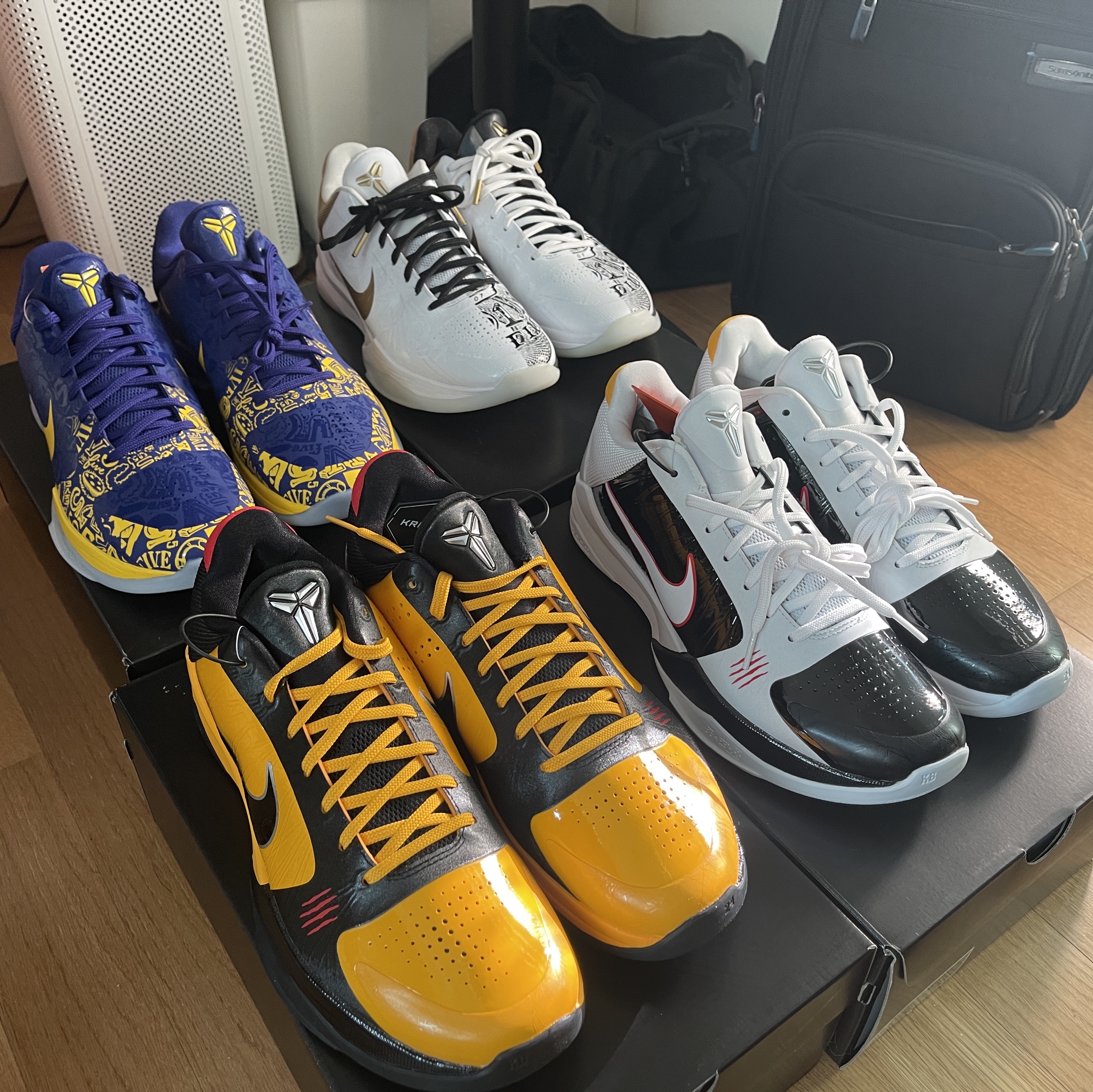 Nike Kobe 5 Protro 5 Rings, Nike Kobe 5 Protro Big Stage 착용 스타일