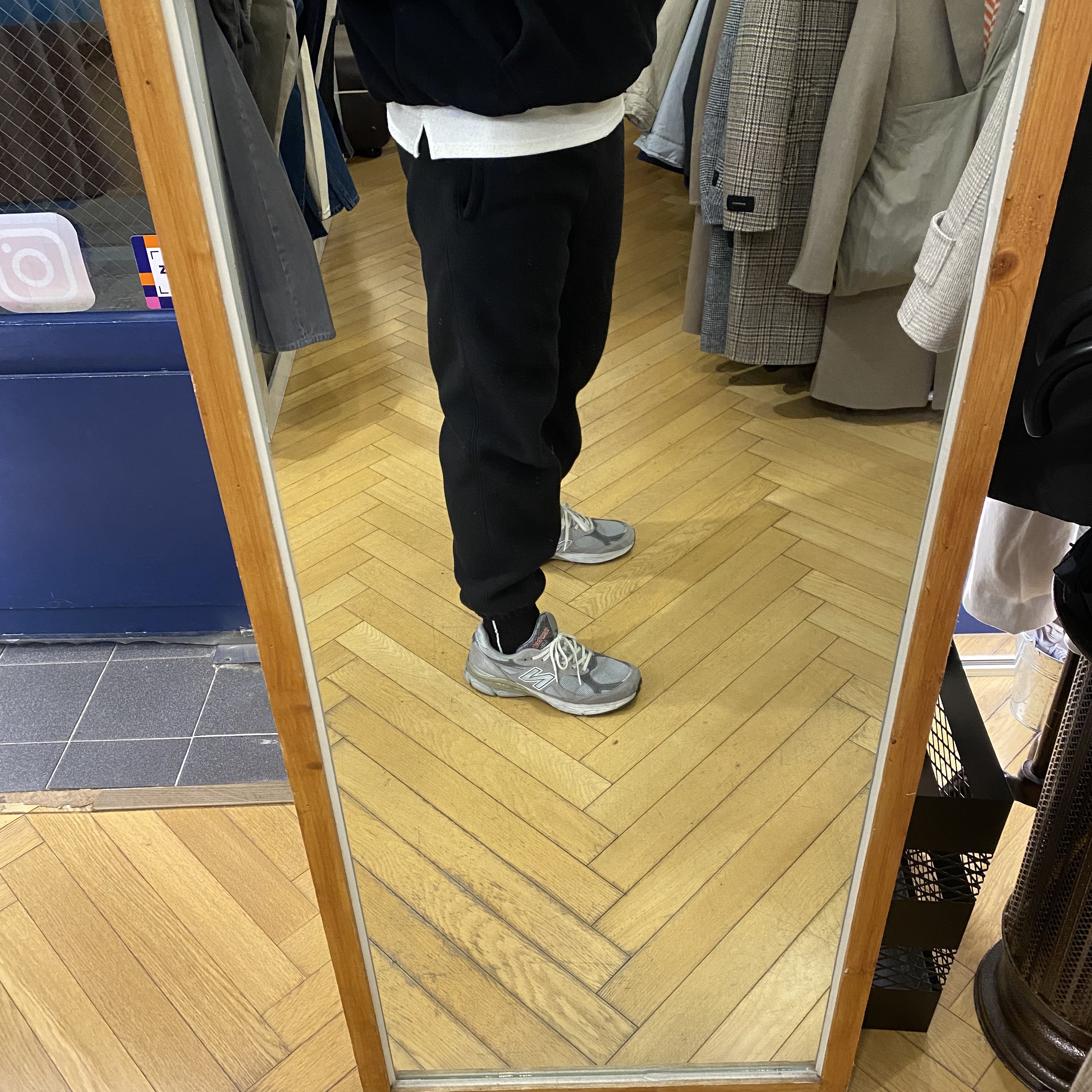 New Balance 990v3 Made in USA Navy Grey - D Standard 착용 스타일