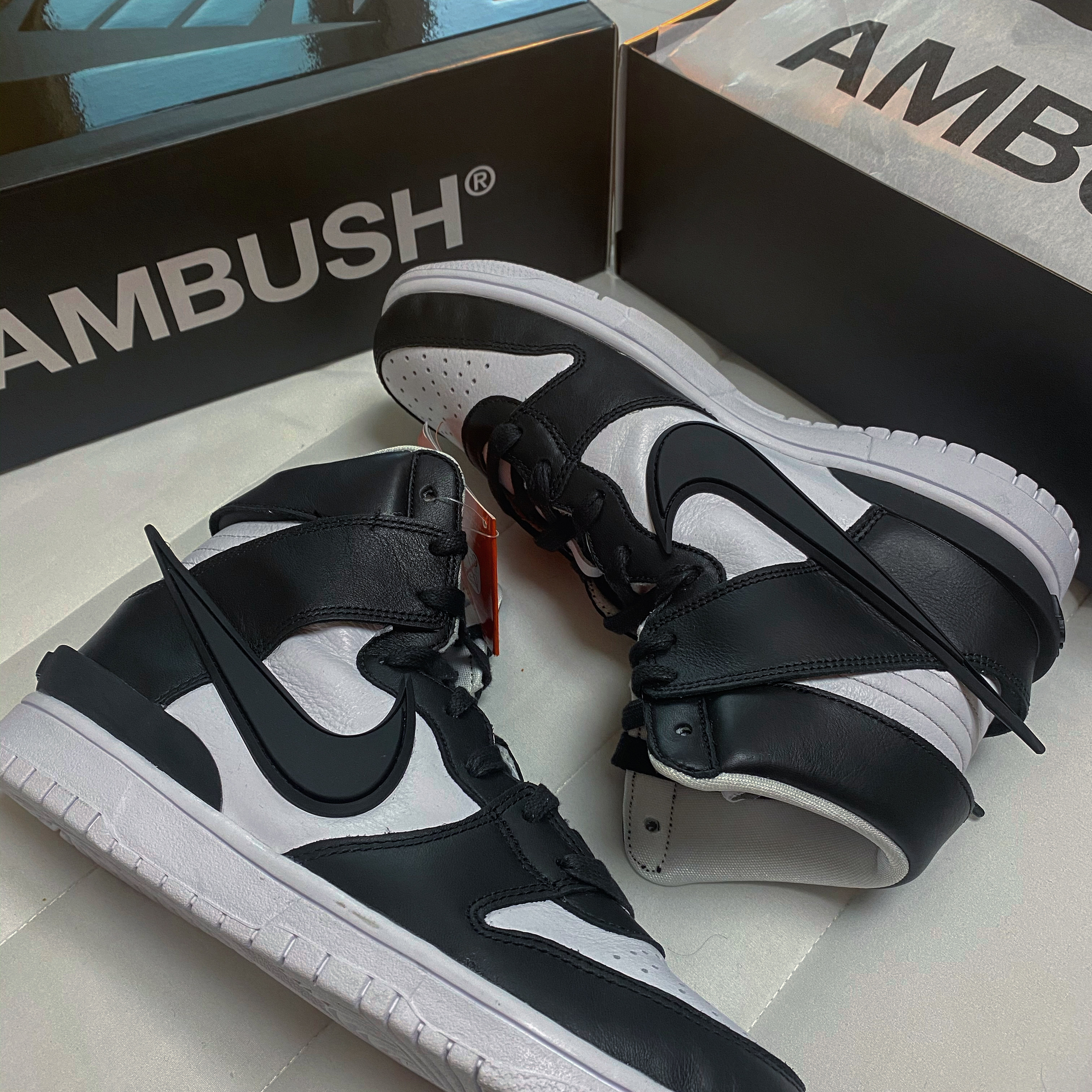 Nike x Ambush Dunk High Black 착용 스타일