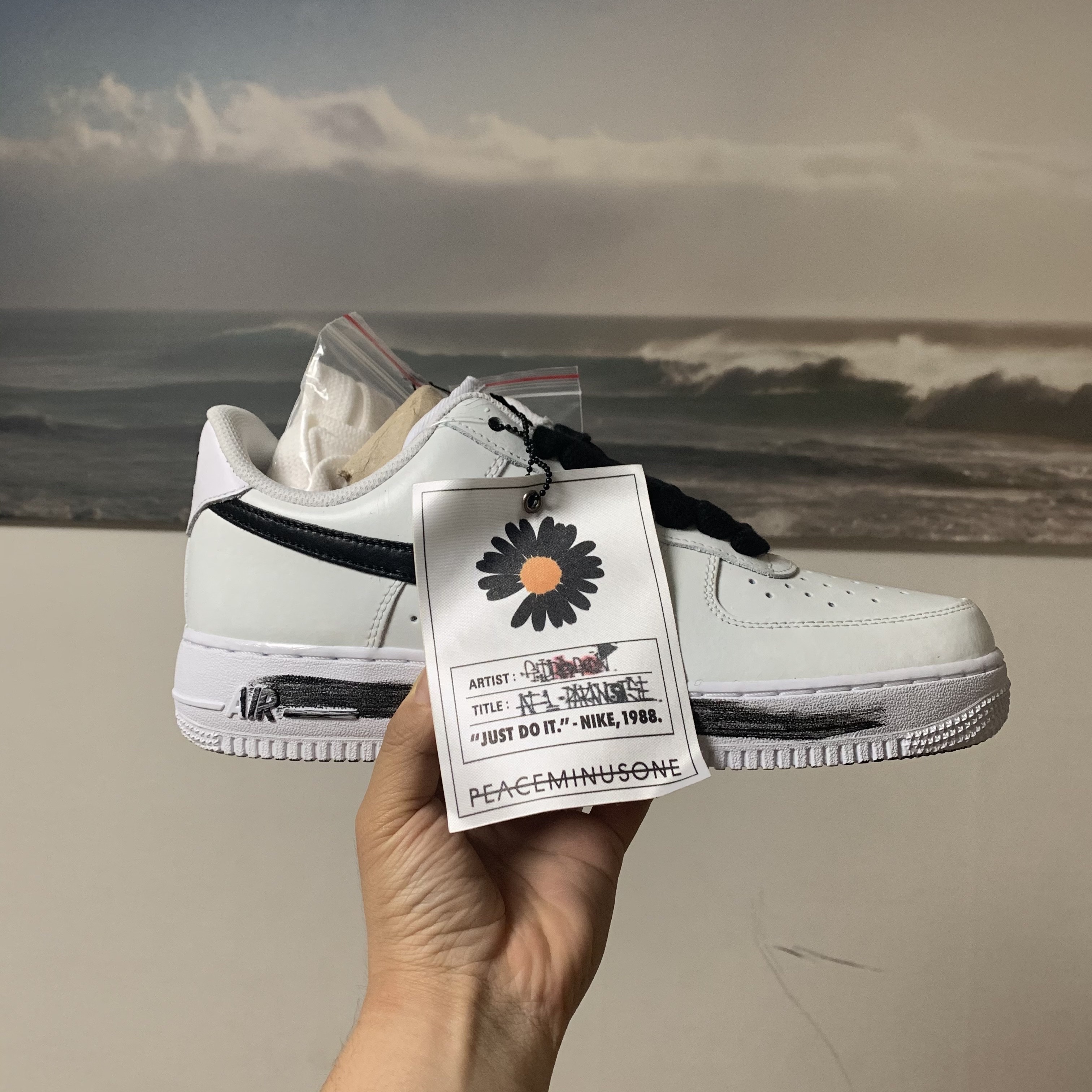 Nike x Peaceminusone Air Force 1 Low Para-Noise 2.0 착용 스타일