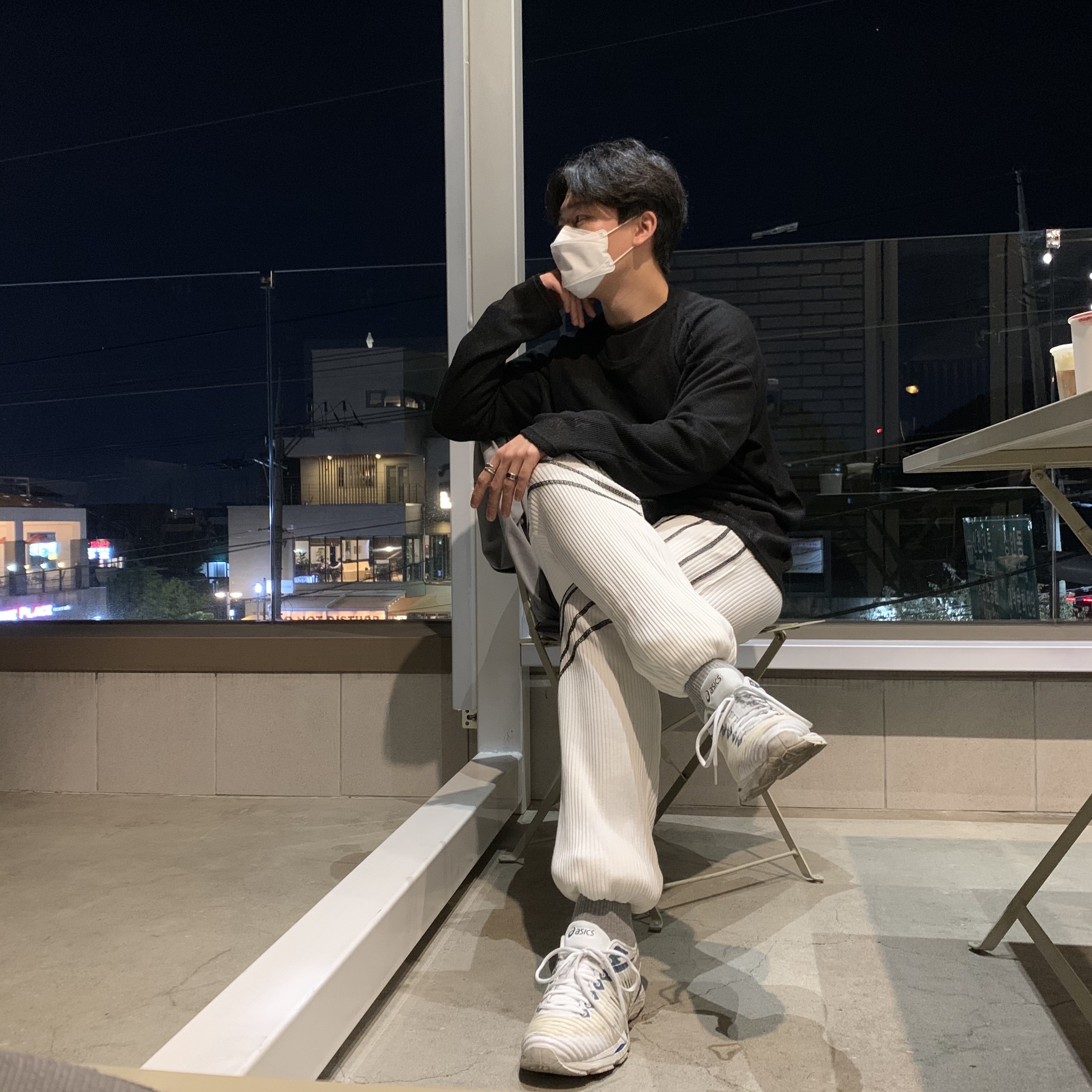 Nike x Peaceminusone Air Force 1 Low Para-Noise, Supreme x The North Face Paper Print Nuptse Jacket - 19FW 착용 스타일 - 4