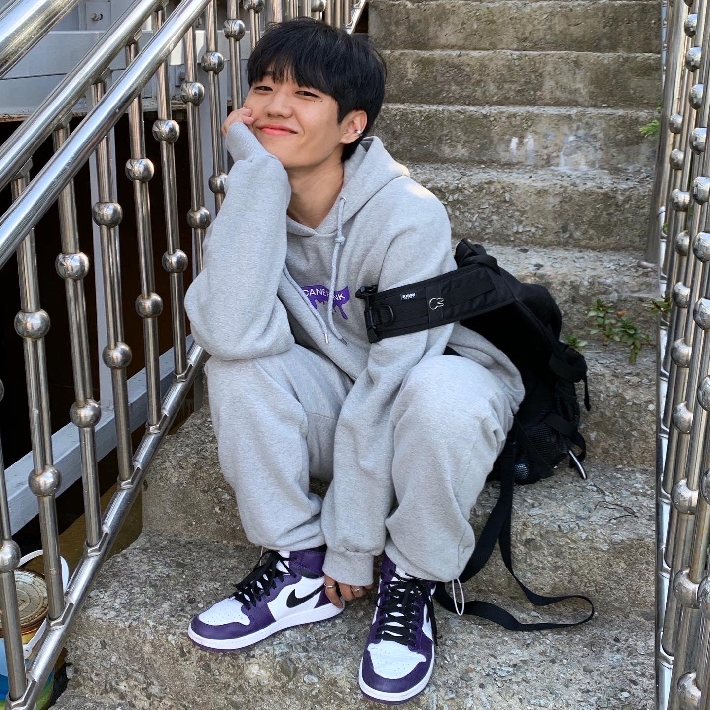 Jordan 1 Retro High OG Court Purple 2020 착용 스타일