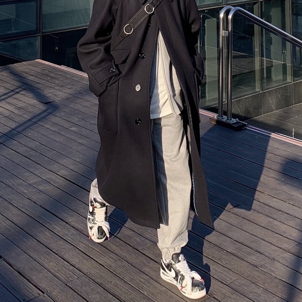Nike x Peaceminusone Air Force 1 Low Para-Noise 착용 스타일