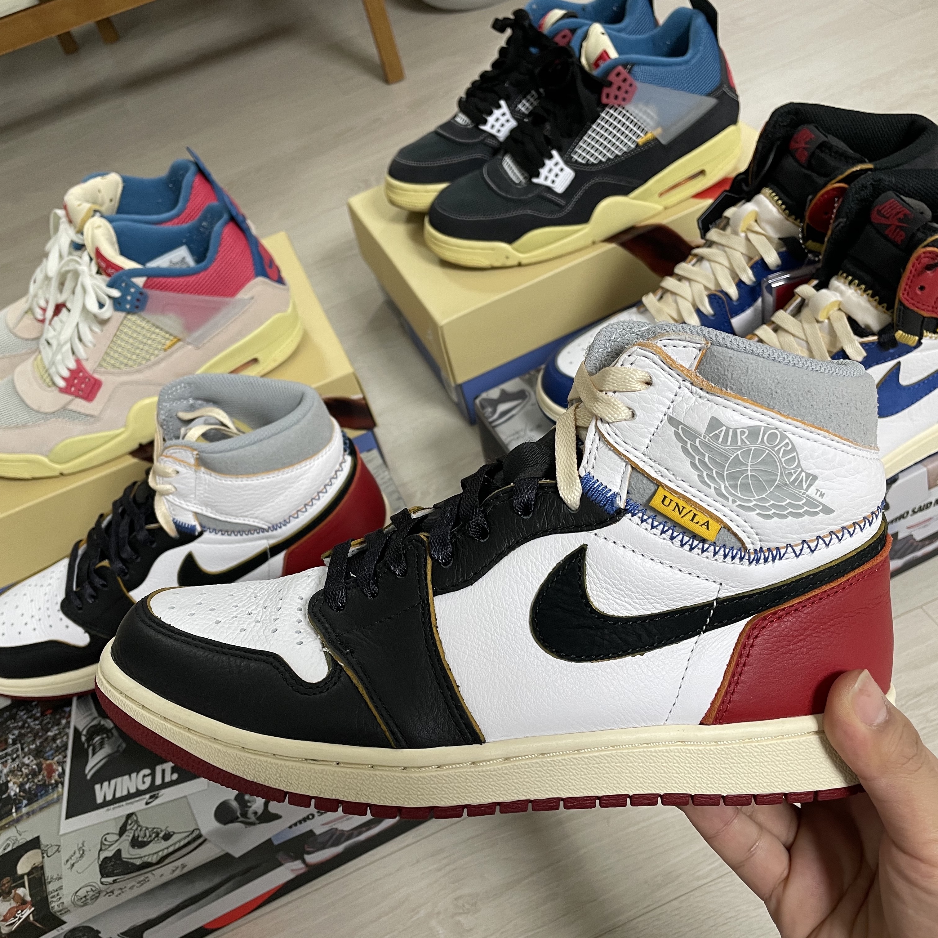 Supreme x Nike Jewel Reversible Ripstop Anorak Black - 20FW, Jordan 4 x Union Retro Off Noir 착용 스타일 - 2