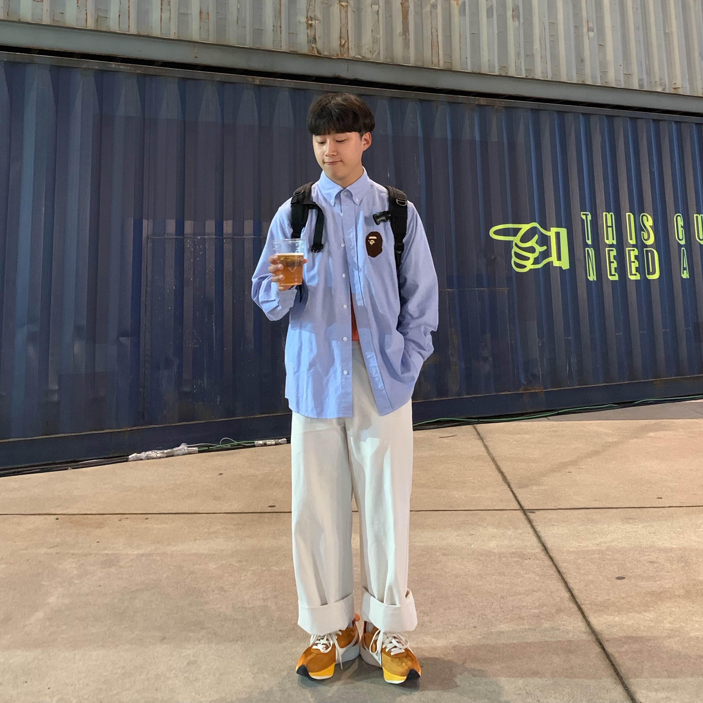 Nike Moon Racer Monarch 착용 스타일