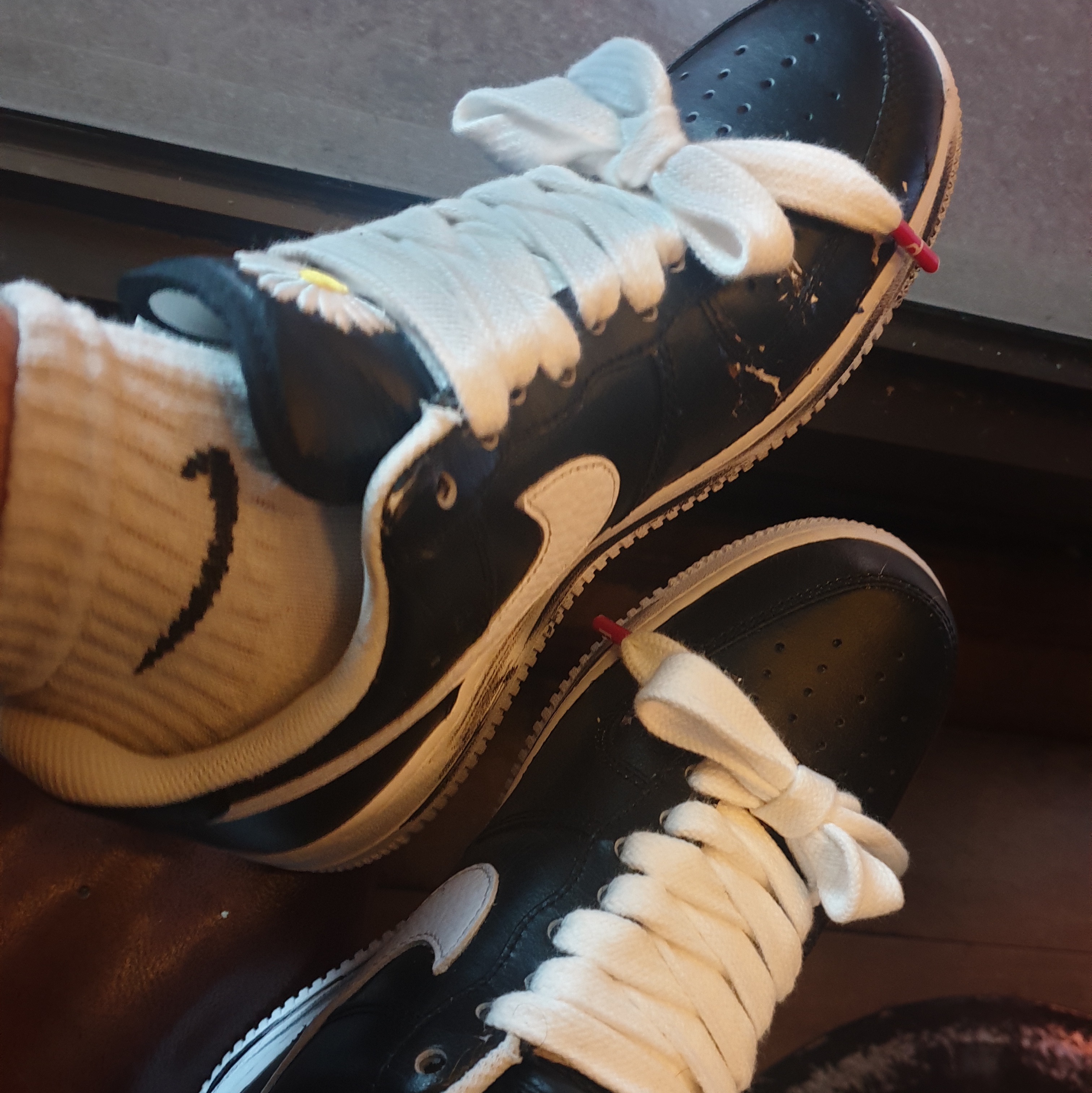 Nike x Peaceminusone Air Force 1 Low Para-Noise 착용 스타일