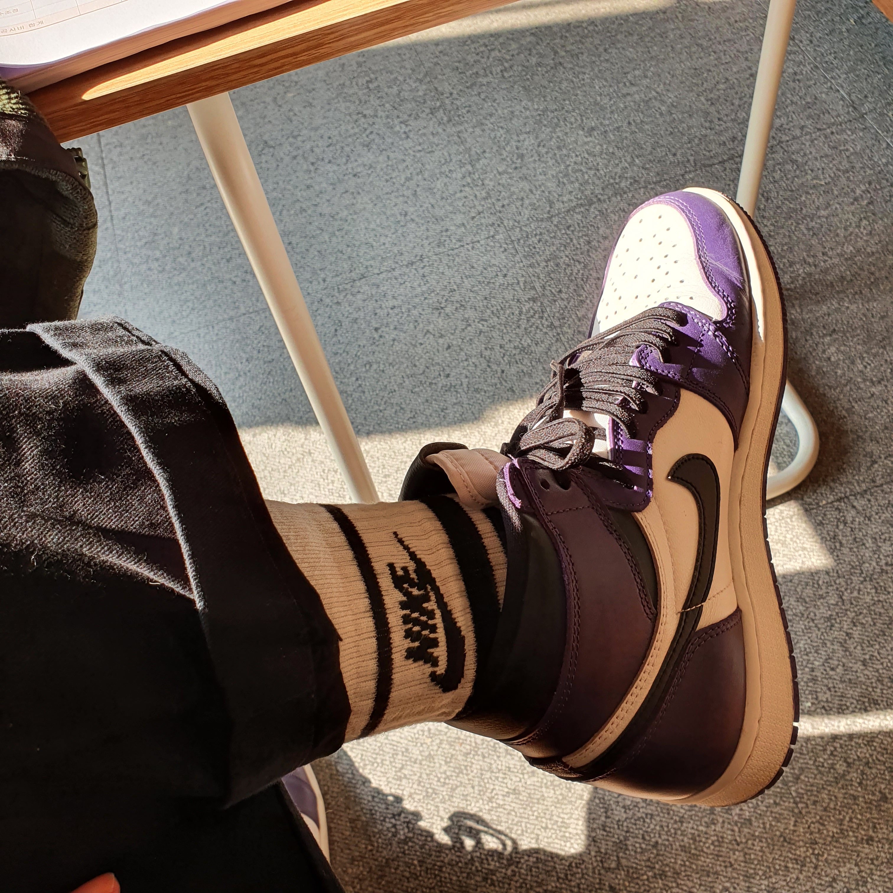 Jordan 1 Retro High OG Court Purple 2020 착용 스타일