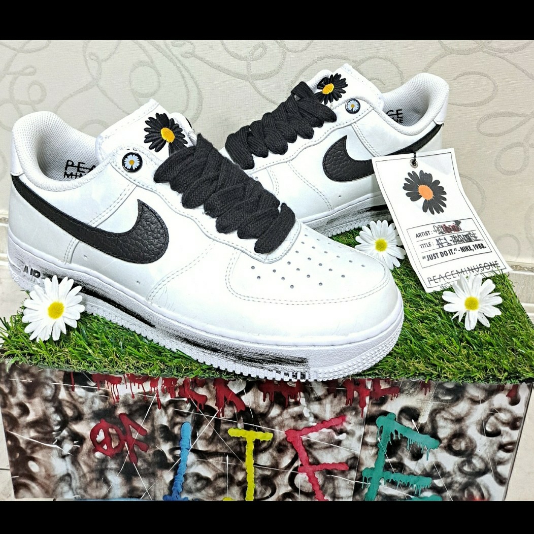 Nike x Peaceminusone Air Force 1 Low Para-Noise 2.0 착용 스타일 - 1