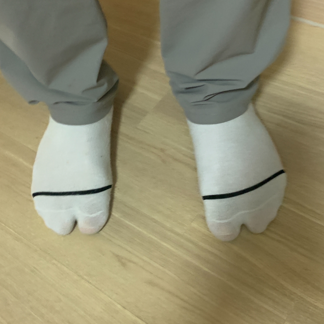 Maison Margiela Tabi Low Black 착용 스타일