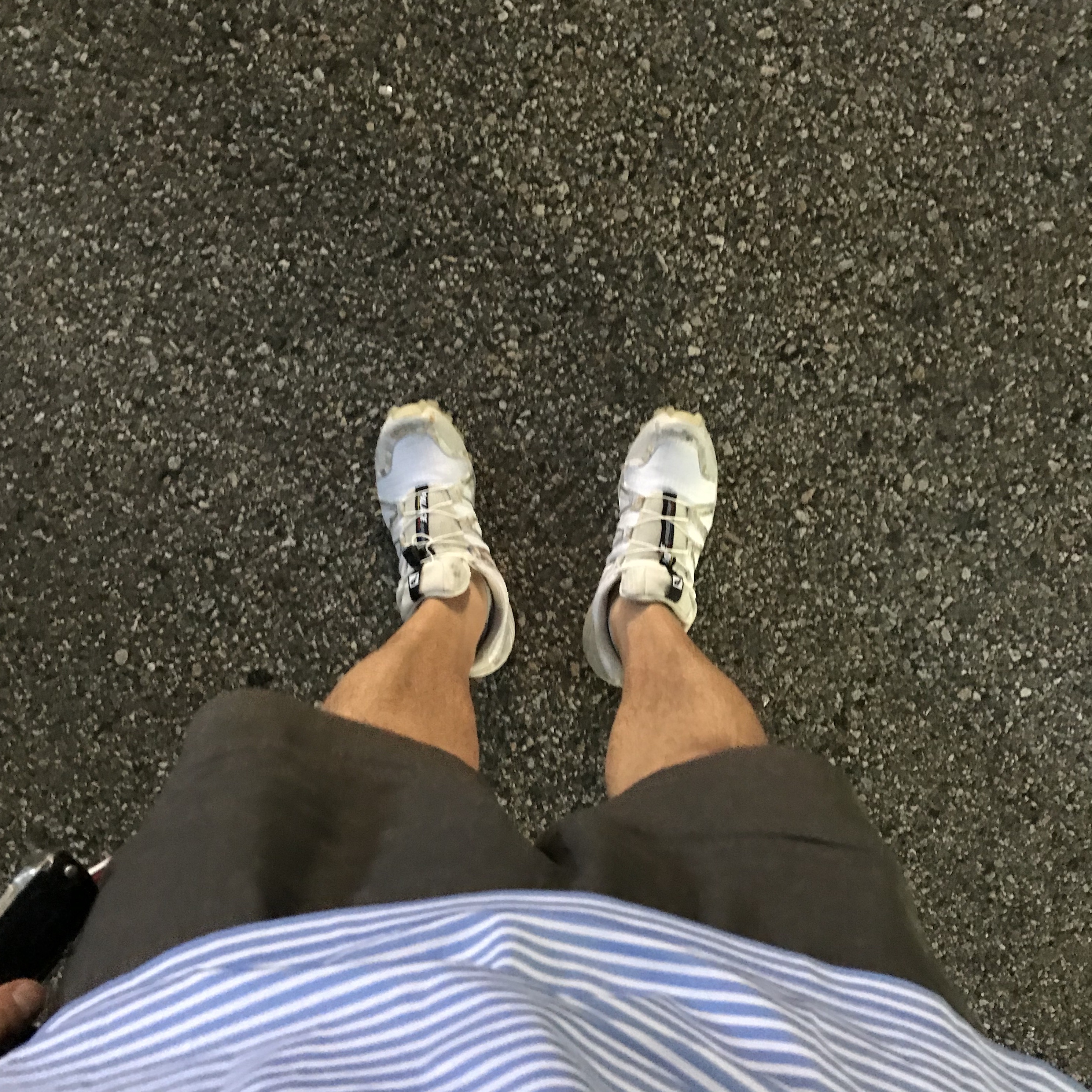 Salomon x Palace Speedcross 4 White 착용 스타일 - 3